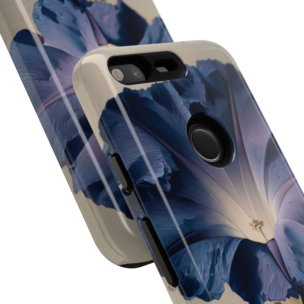 Floral Phone Case, Tough Cases with Purple Flower Design, Phone Accessories