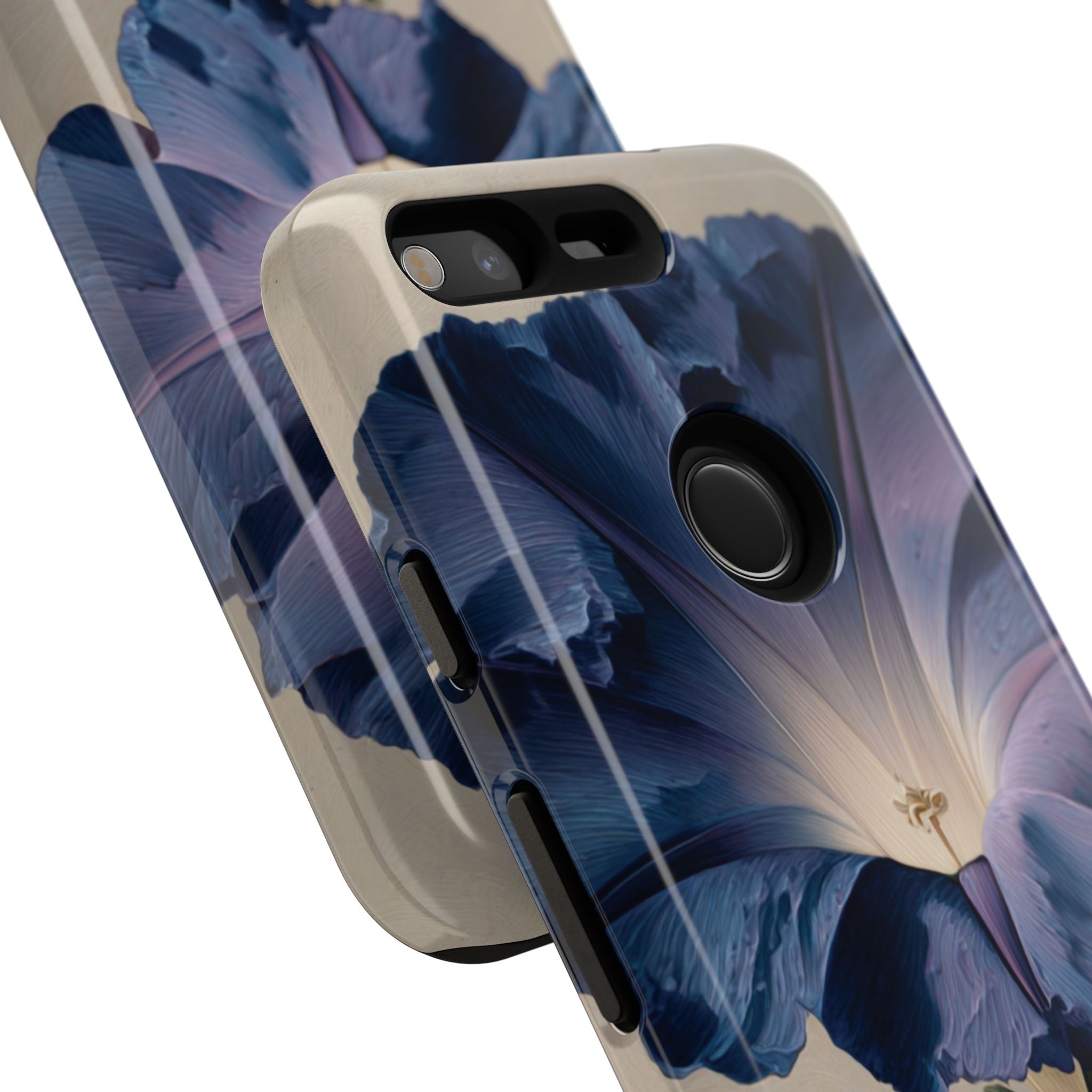 Floral Phone Case, Tough Cases with Purple Flower Design, Phone Accessories