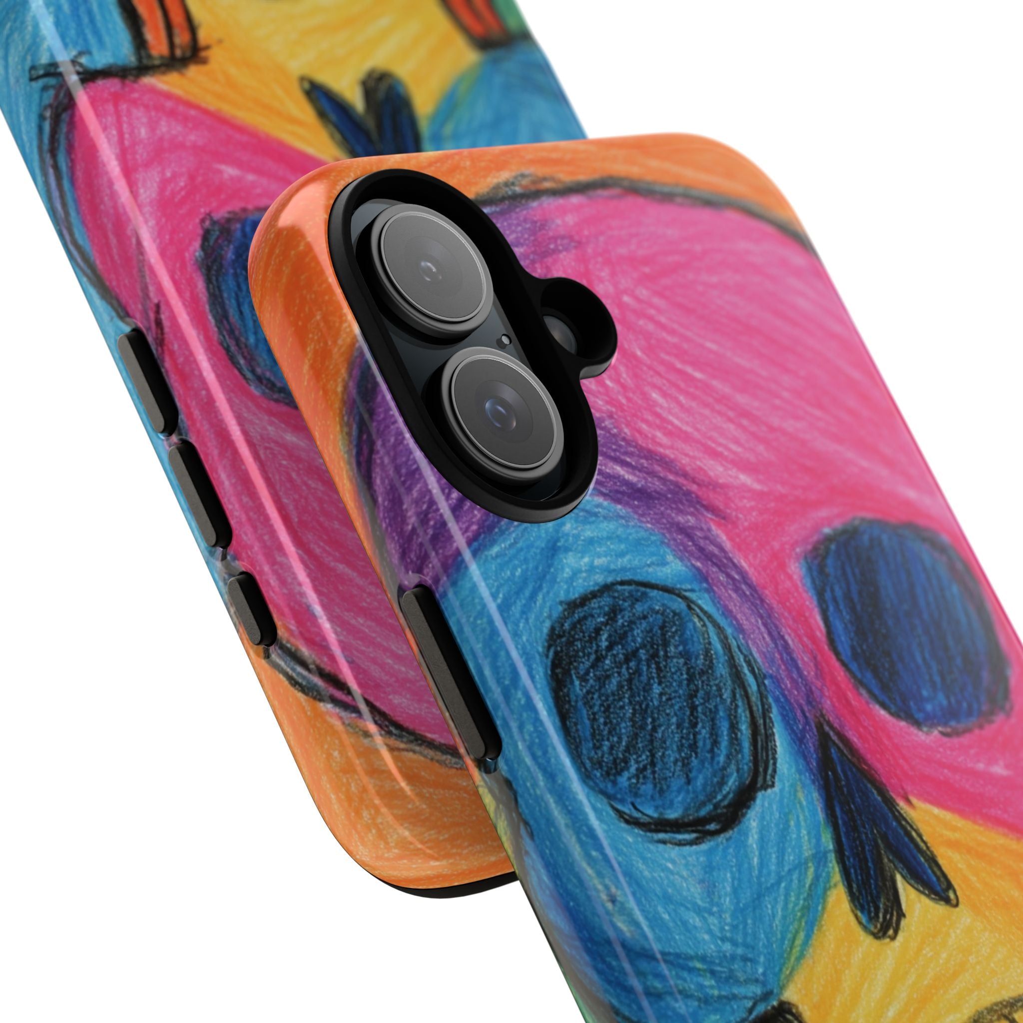 Vibrant Skull Phone Case | Tough Cases, Colorful Design, Unique Art Phone Cover