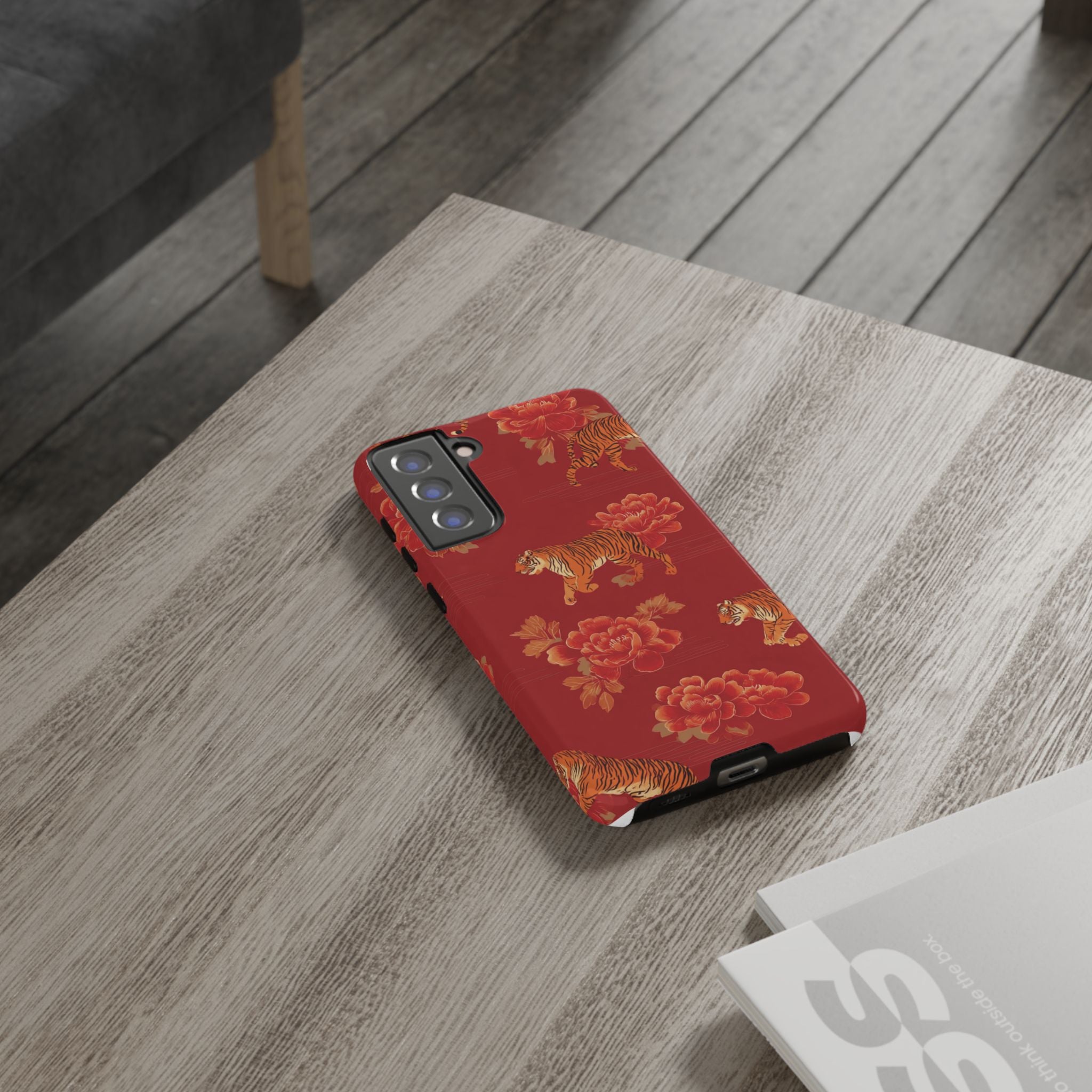 Bold Tiger Phone Case, Wild Animal Lover Gift, Stylish Phone Cover