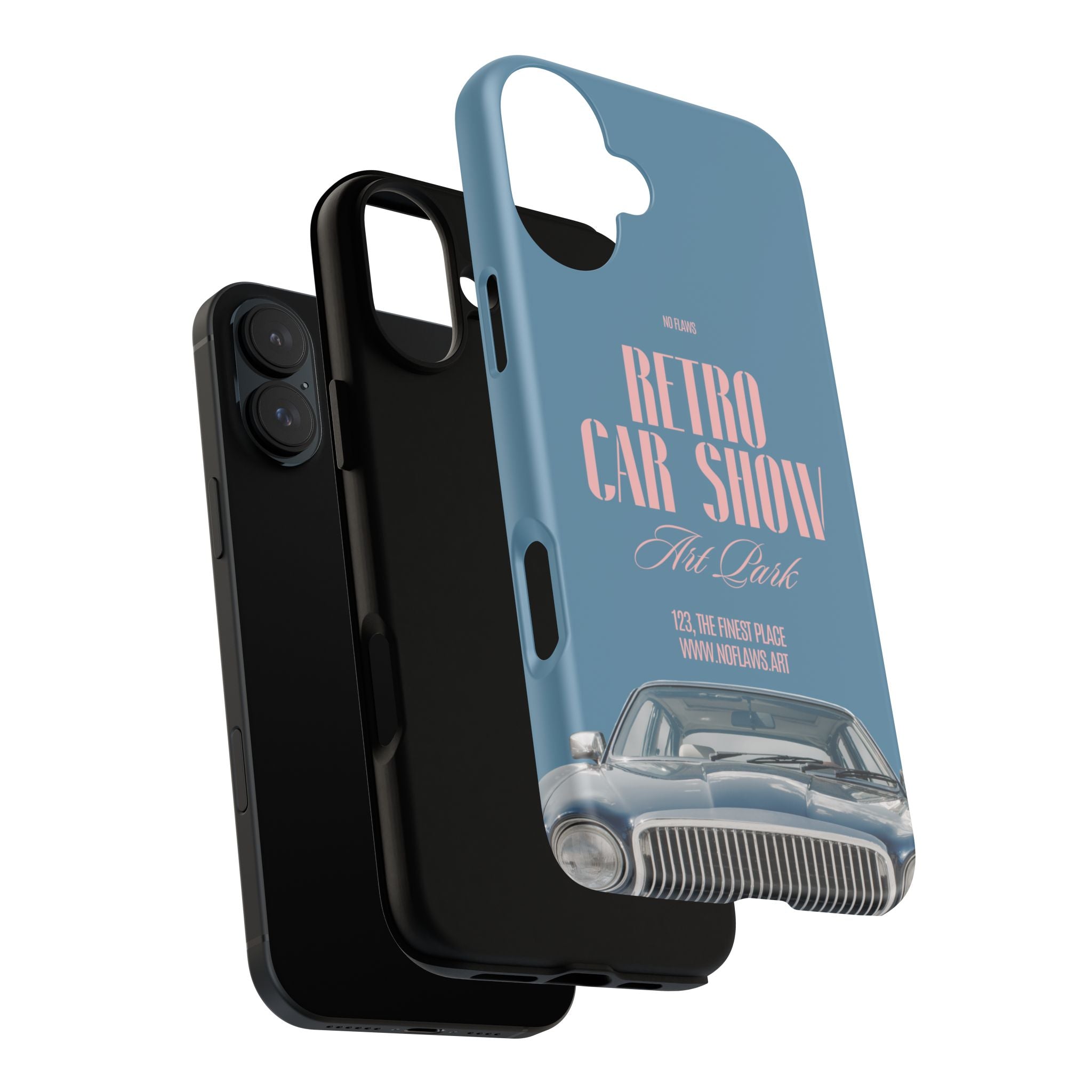 Retro Car Show Phone Case — Vintage Classic Auto Design