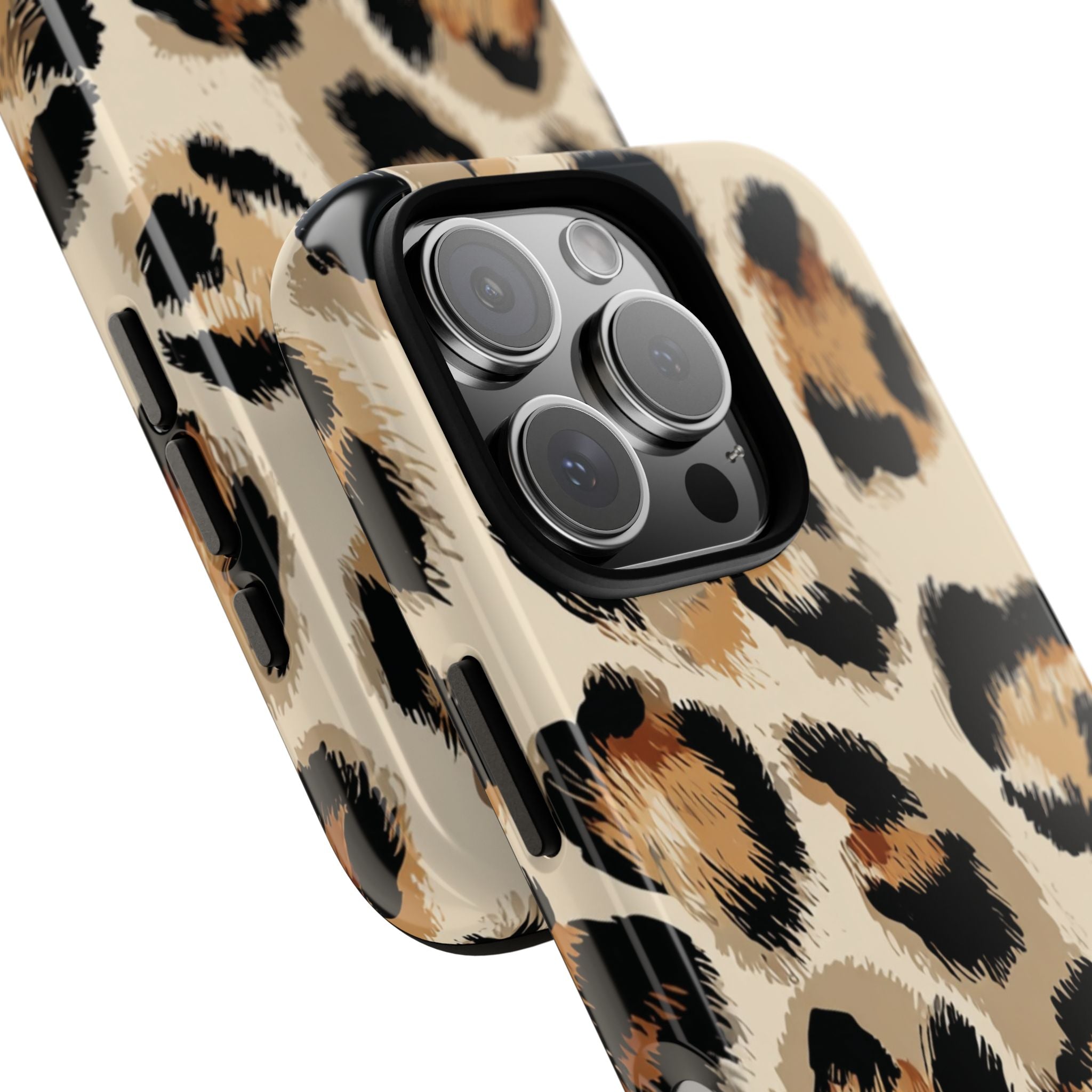 Stylish Leopard Print Phone Case, Animal Print, Tough Case, Gift for Her