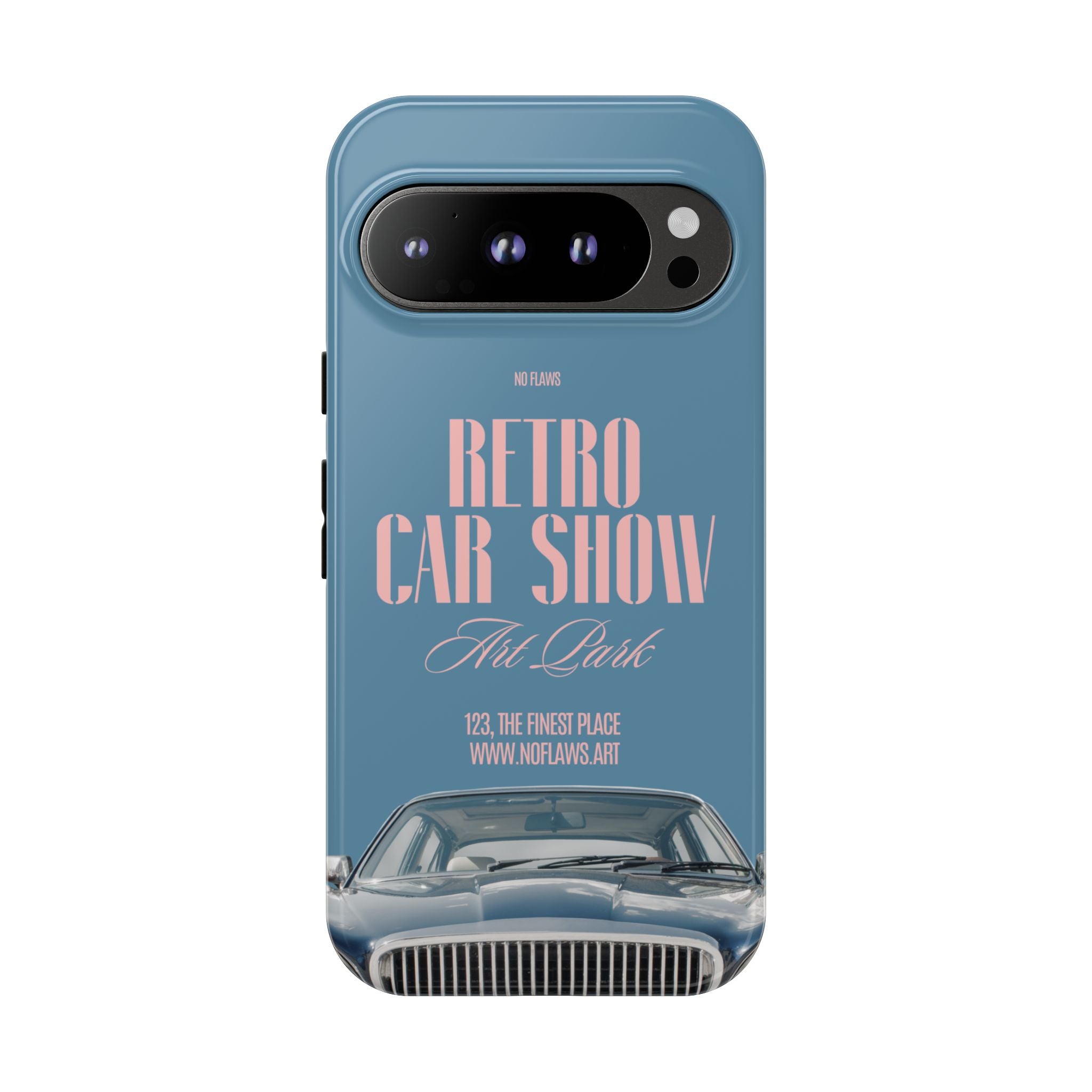 Retro Car Show Phone Case — Vintage Classic Auto Design