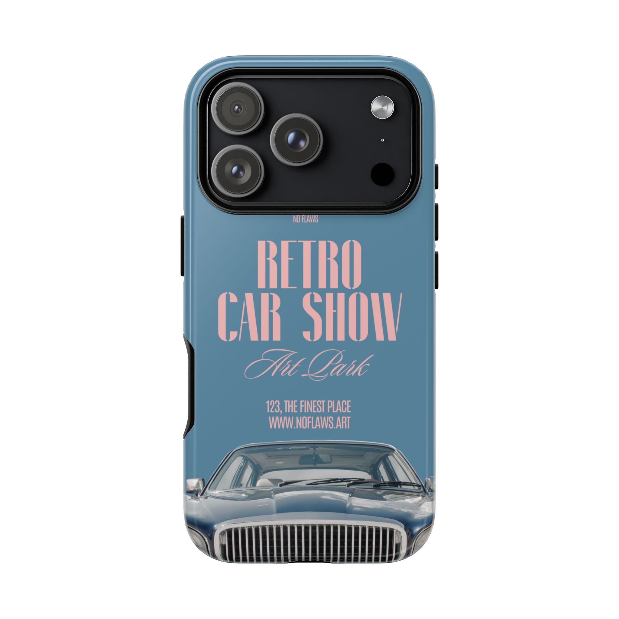 Retro Car Show Phone Case — Vintage Classic Auto Design