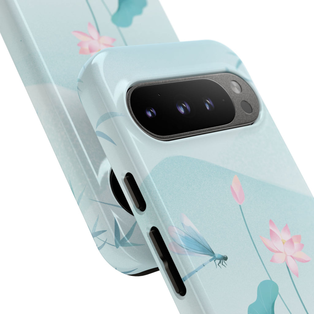 Lotus Pond Phone Case — Serene Floral iPhone Protective Cover