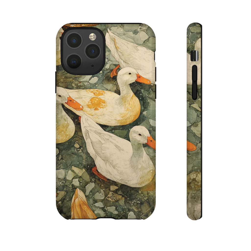 Duck-Themed Phone Case, Quirky Phone Cover, Nature Lover Gift
