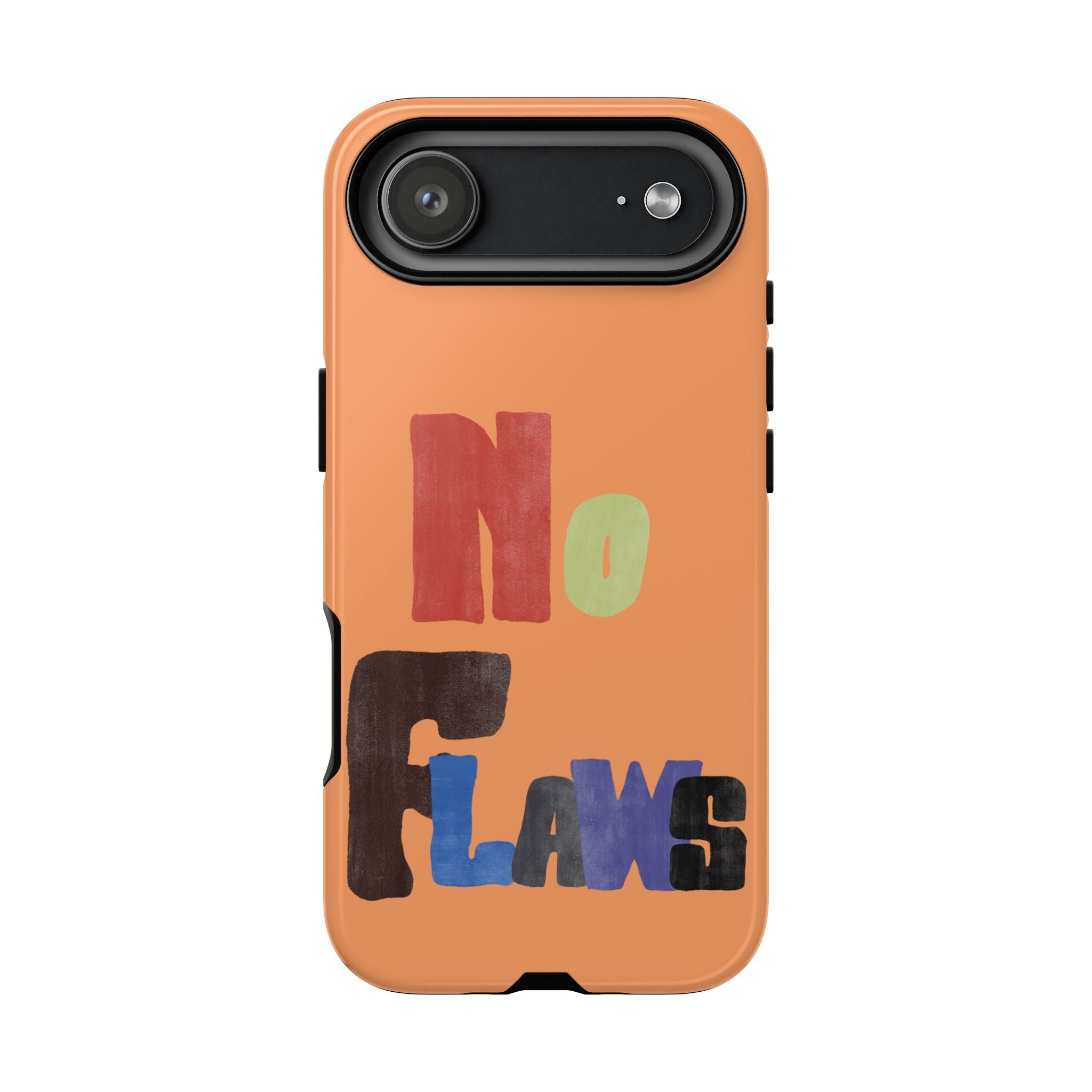 "No Flaws" Retro Hand-Lettered Protective Cover
