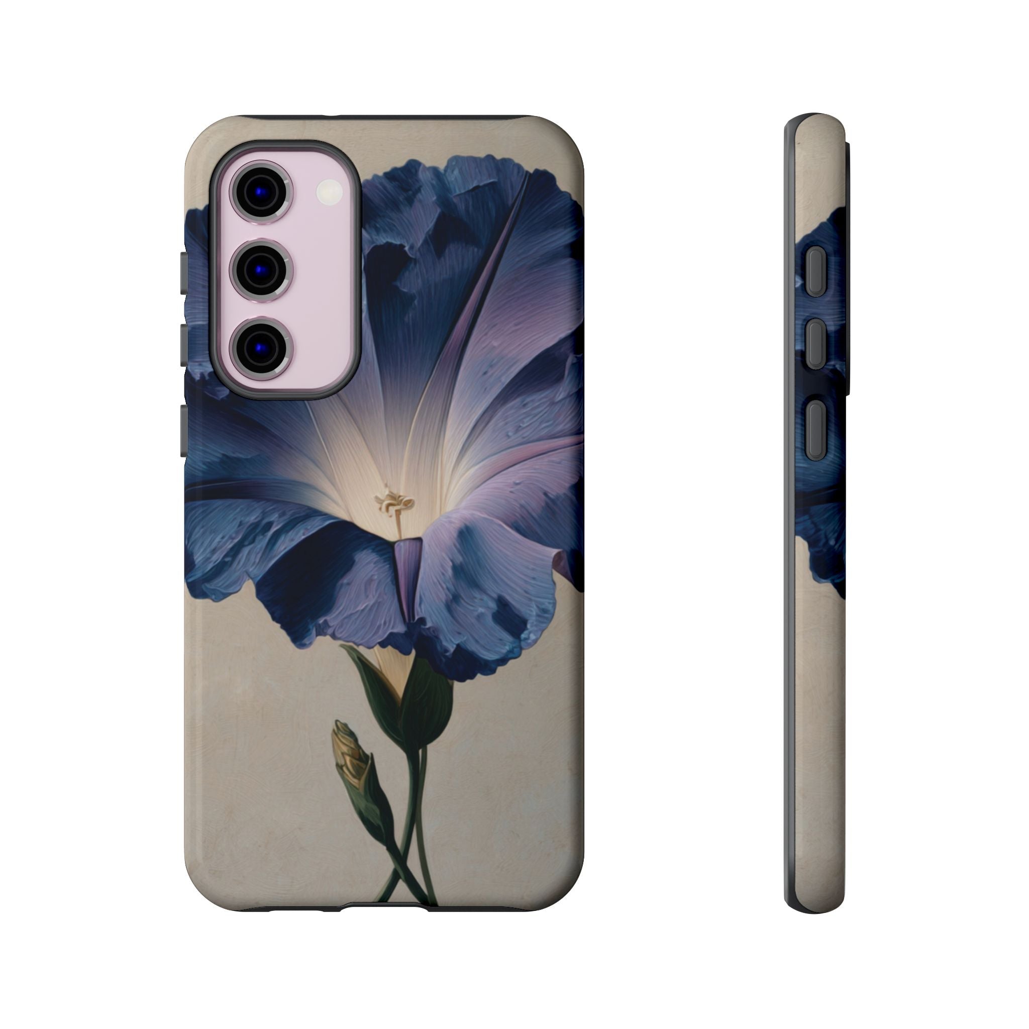 Floral Phone Case, Tough Cases with Purple Flower Design, Phone Accessories