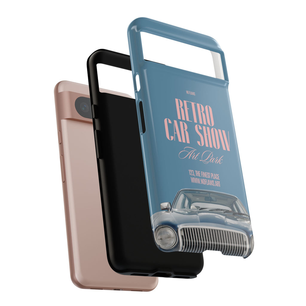 Retro Car Show Phone Case — Vintage Classic Auto Design