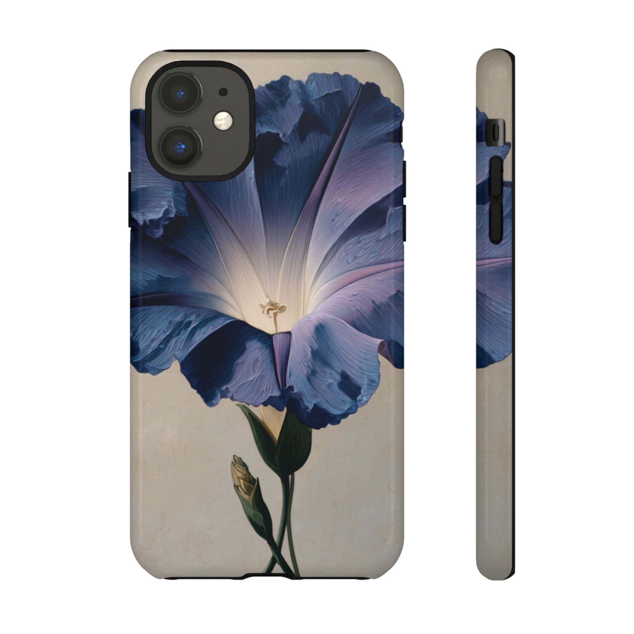 Floral Phone Case, Tough Cases with Purple Flower Design, Phone Accessories