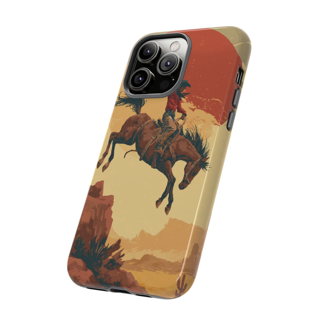 Cowboy Phone Case - Wild West Style, Tough Protection for Outdoor Lovers