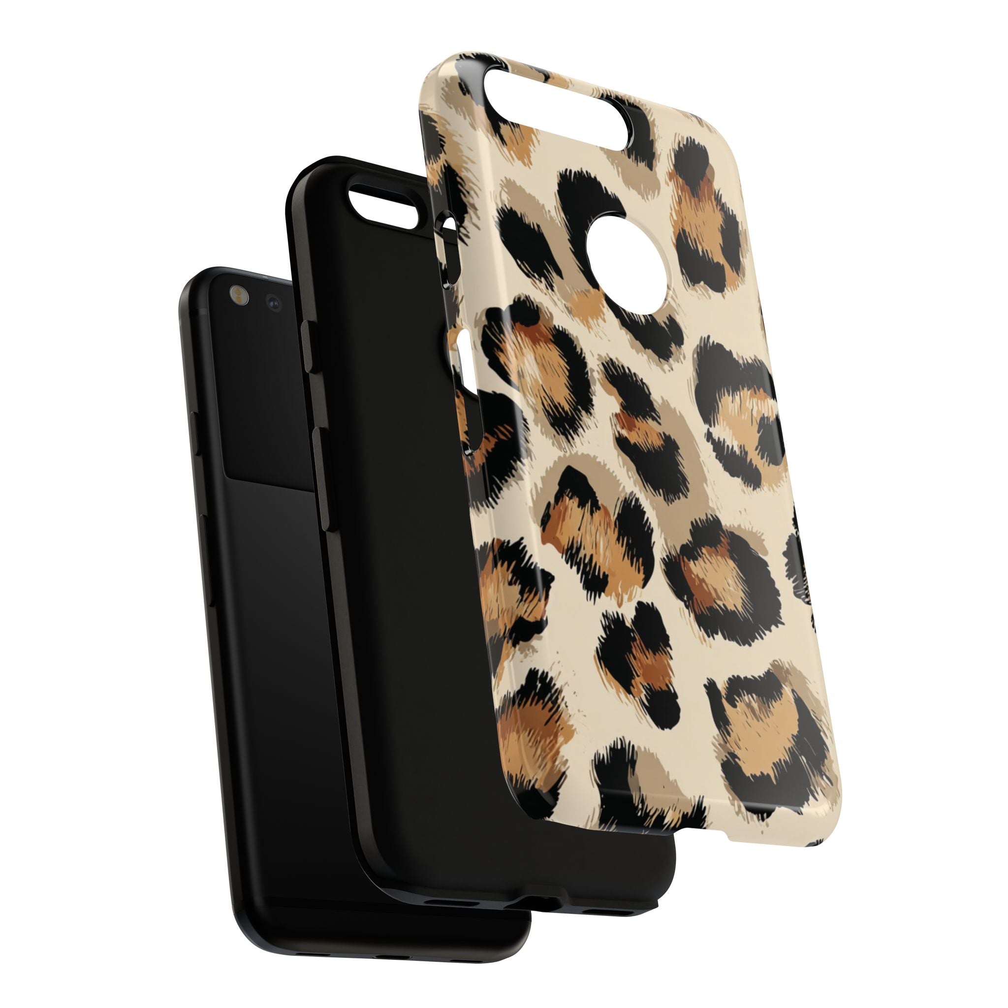 Stylish Leopard Print Phone Case, Animal Print, Tough Case, Gift for Her