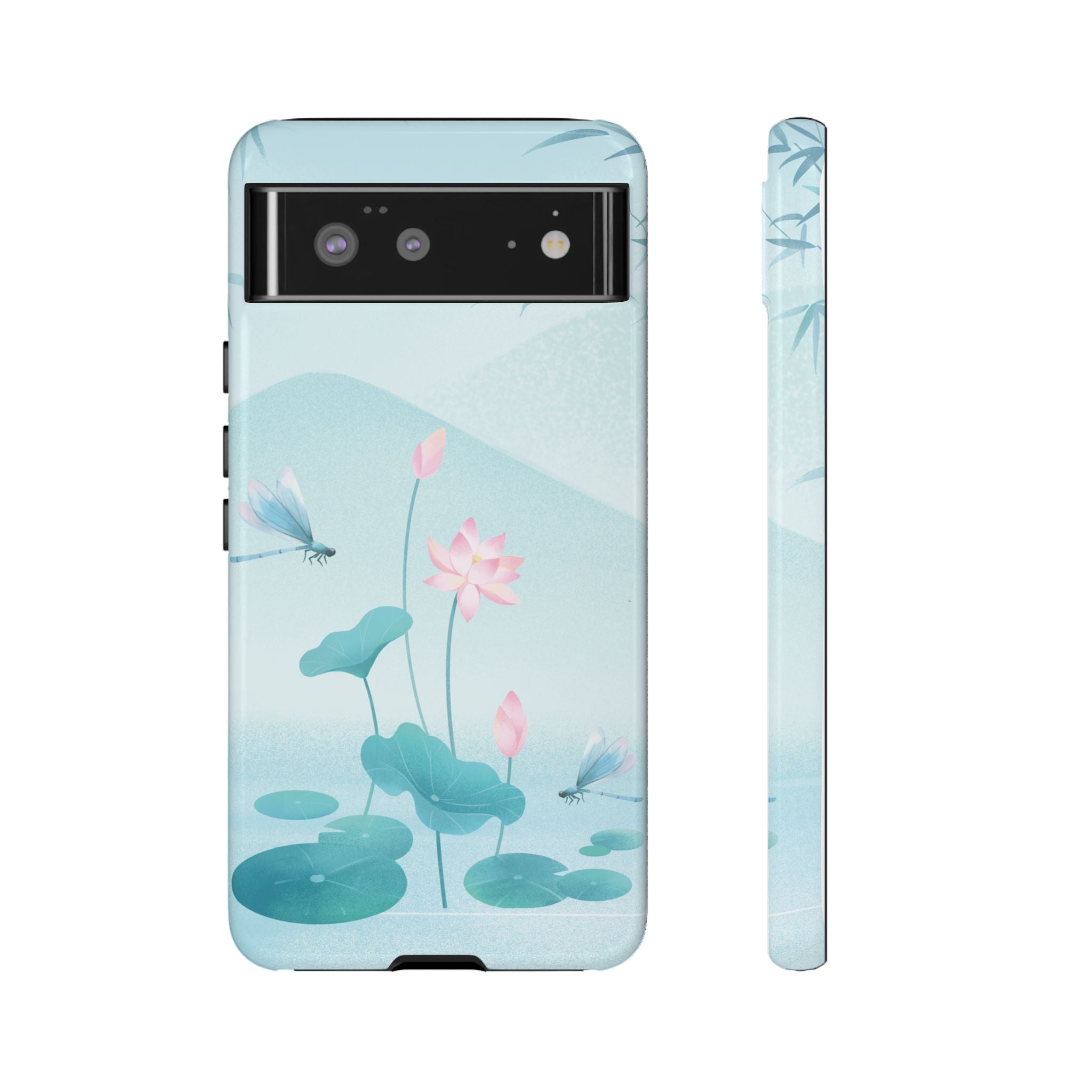 Lotus Pond Phone Case — Serene Floral iPhone Protective Cover