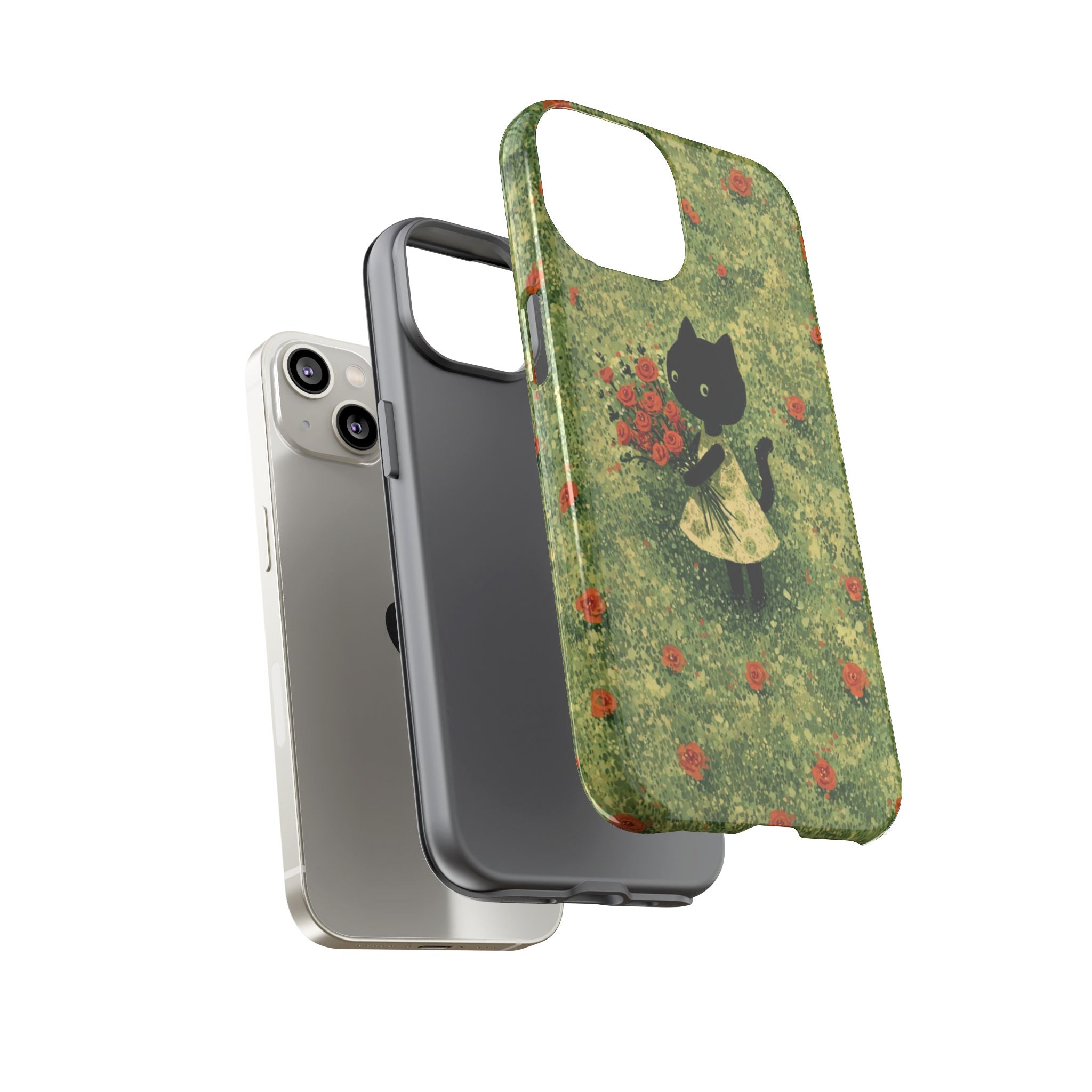 Cute Cat Tough Cases for Cat Lovers, Gifts for Her, Pet Owner Accessories