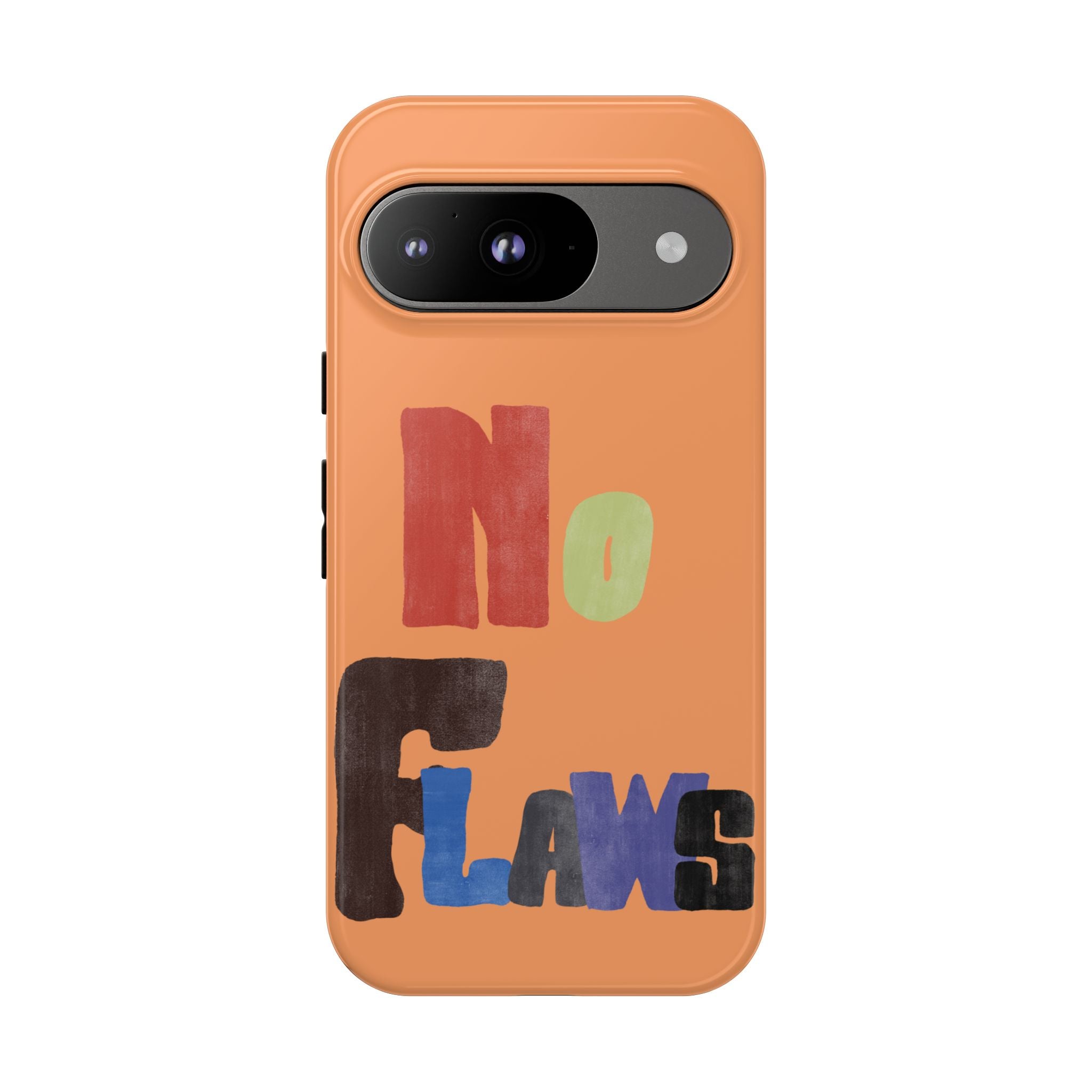 "No Flaws" Retro Hand-Lettered Protective Cover