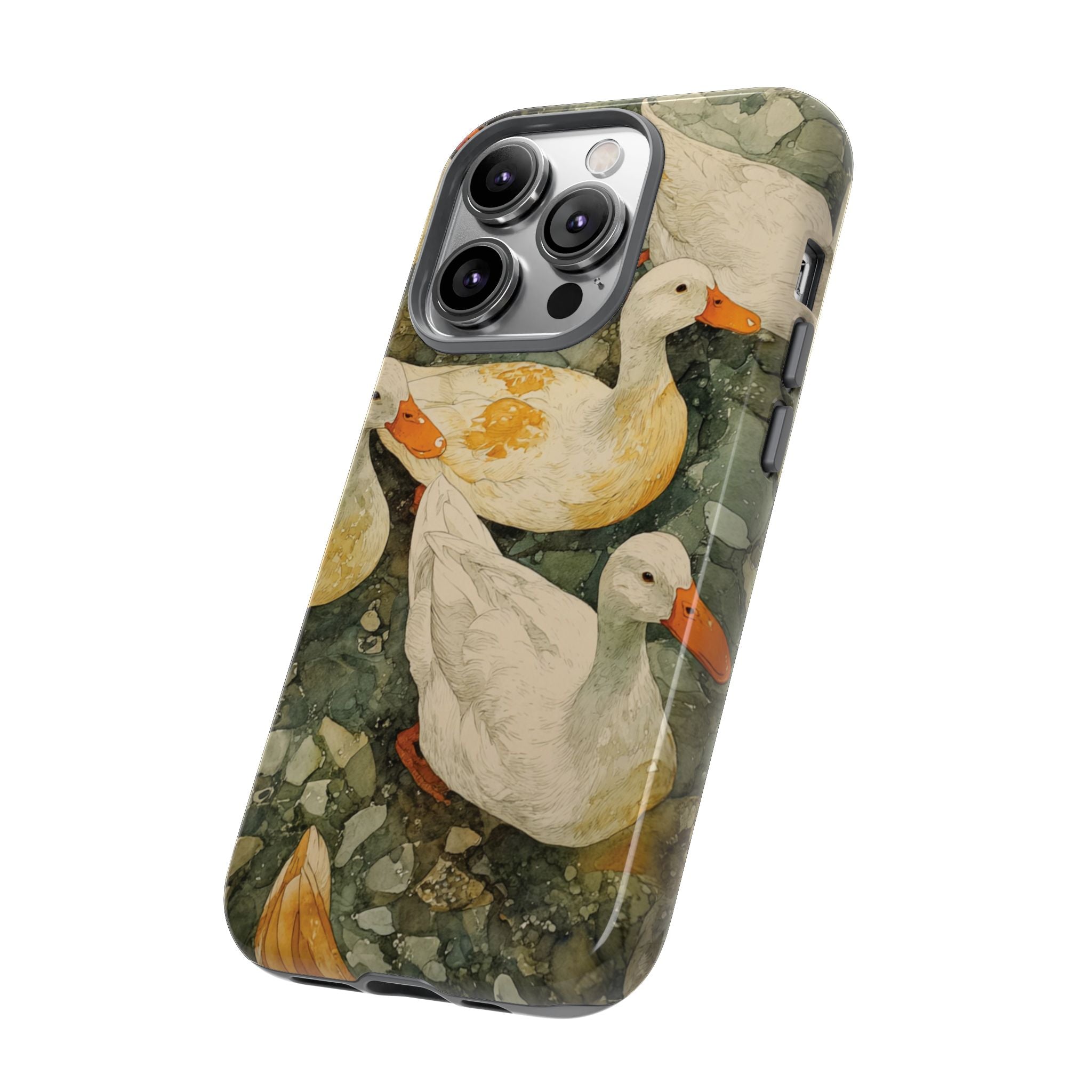 Duck-Themed Phone Case, Quirky Phone Cover, Nature Lover Gift
