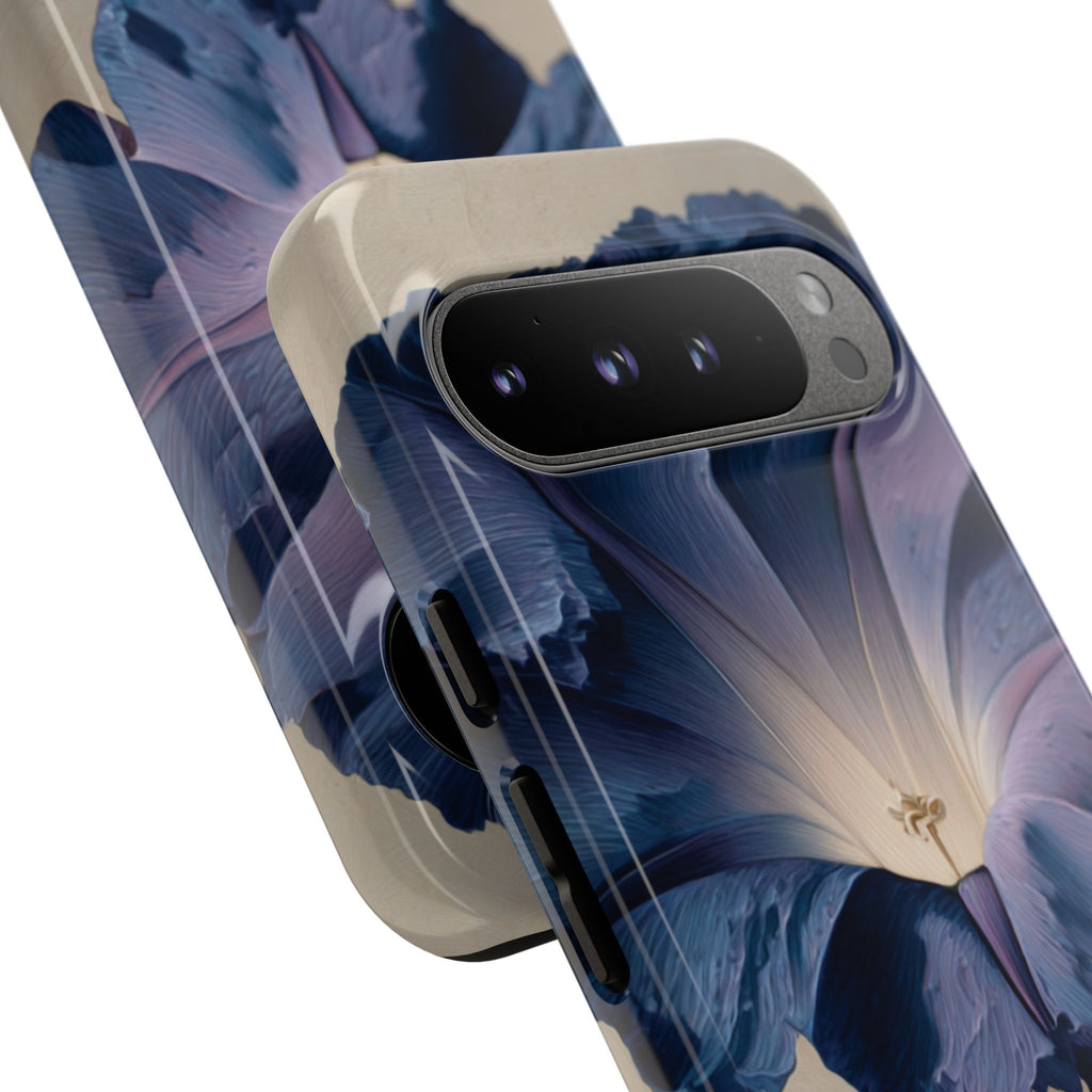 Floral Phone Case, Tough Cases with Purple Flower Design, Phone Accessories