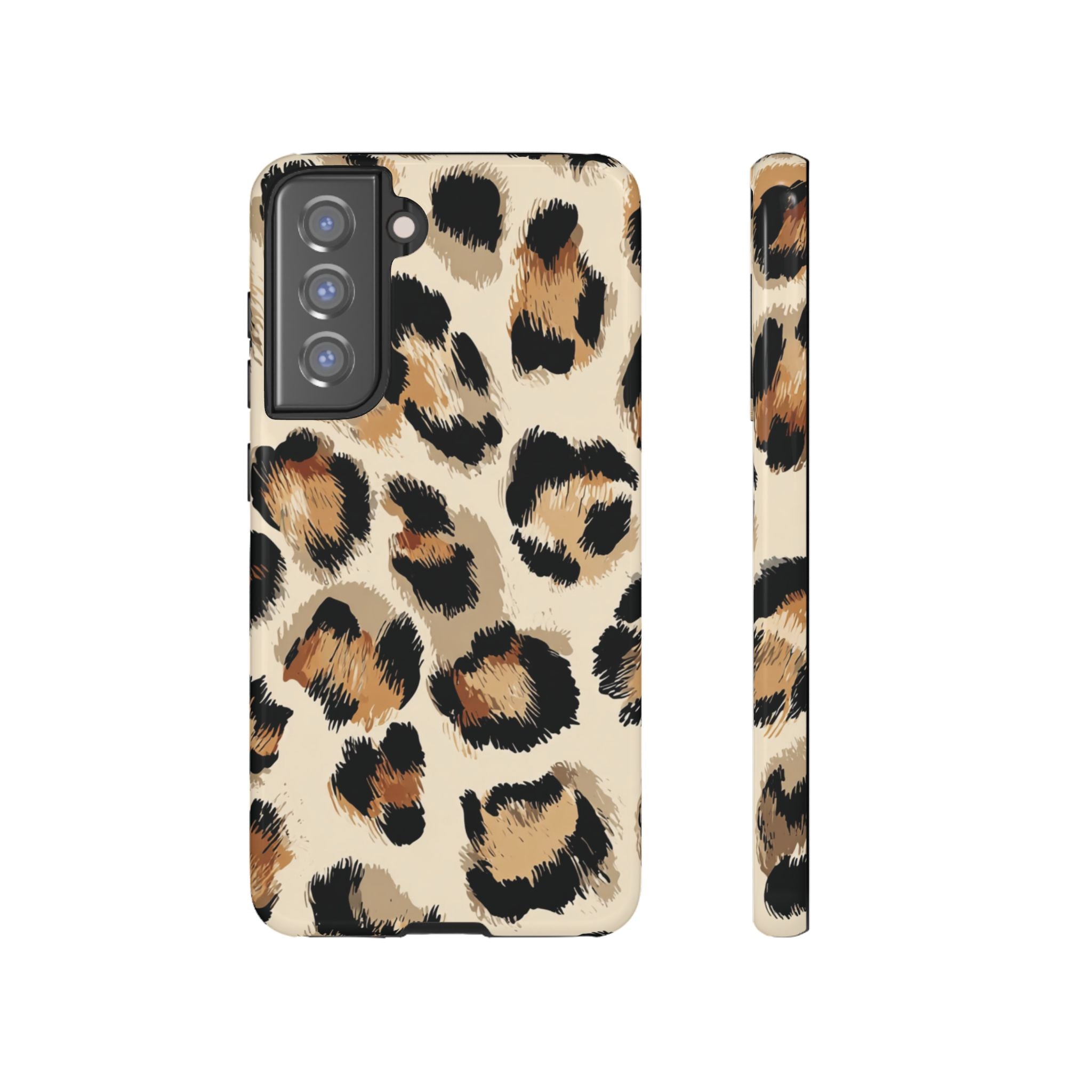 Stylish Leopard Print Phone Case, Animal Print, Tough Case, Gift for Her