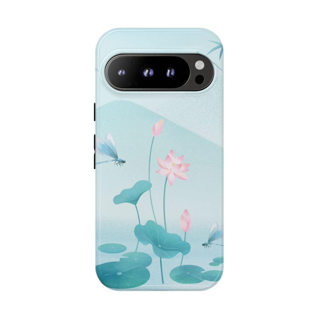 Lotus Pond Phone Case — Serene Floral iPhone Protective Cover