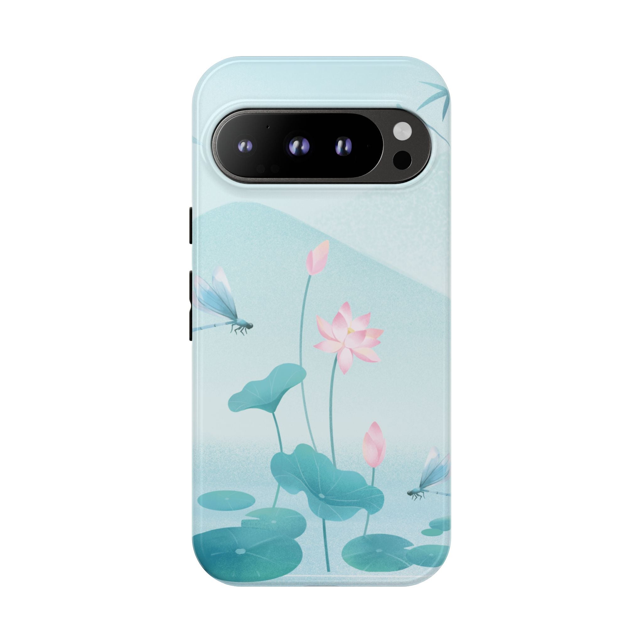 Lotus Pond Phone Case — Serene Floral iPhone Protective Cover