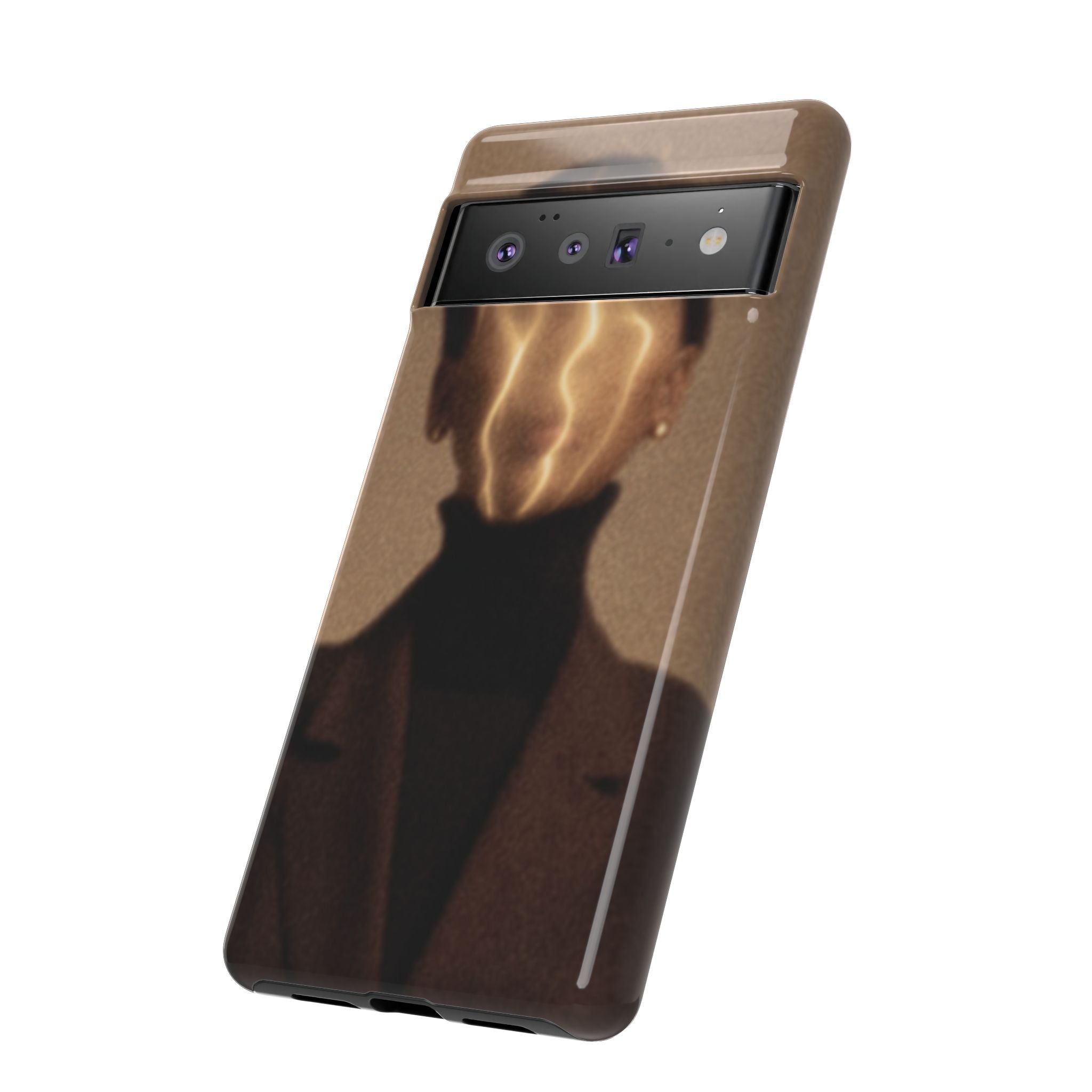 Stylish Phone Case with Artistic Design, Fashion Tech Accessory, Tough Cases