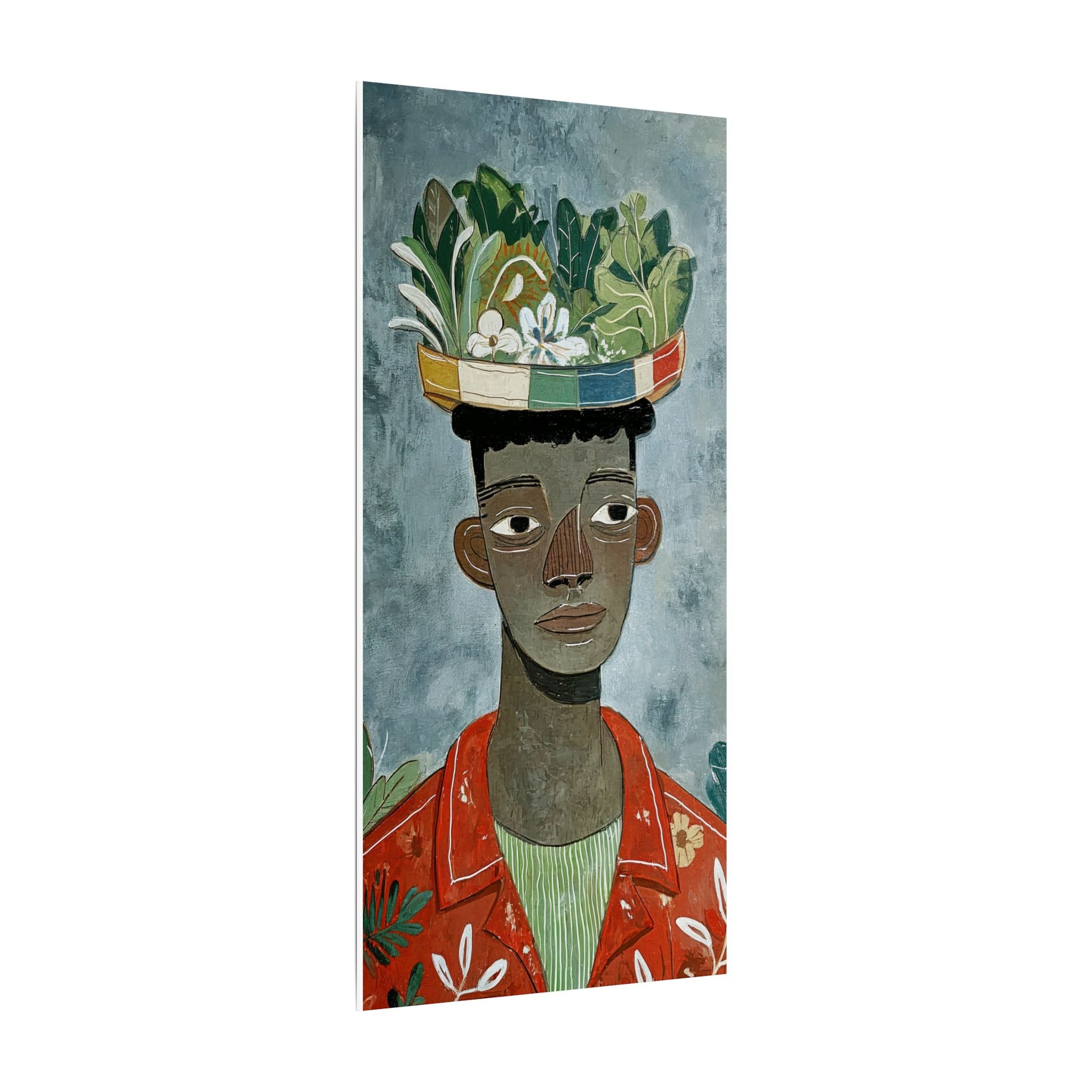 The Garden Within: Contemporary Portrait Canvas Art
