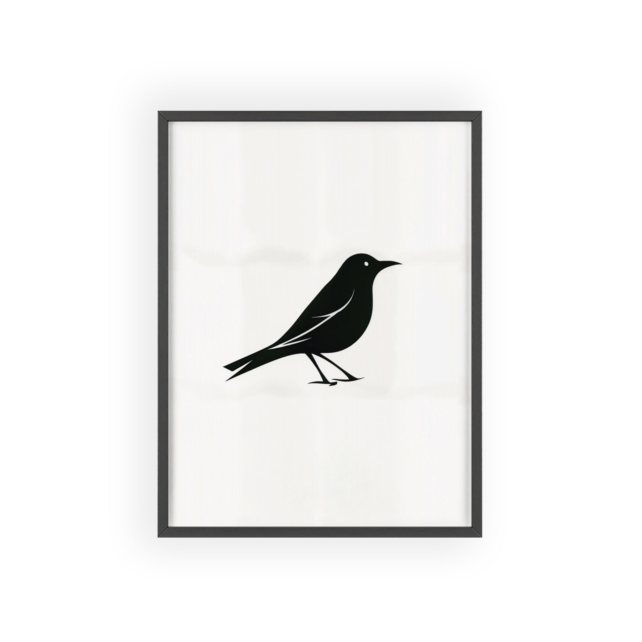 The Oriole Principle: A Study in Minimal Form – Framed Poster