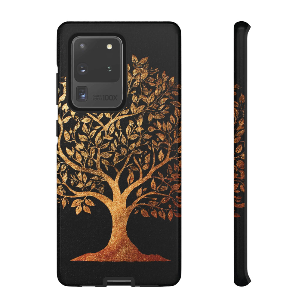 Golden Tree Phone Case, Tough Cases, Nature Lover Gift