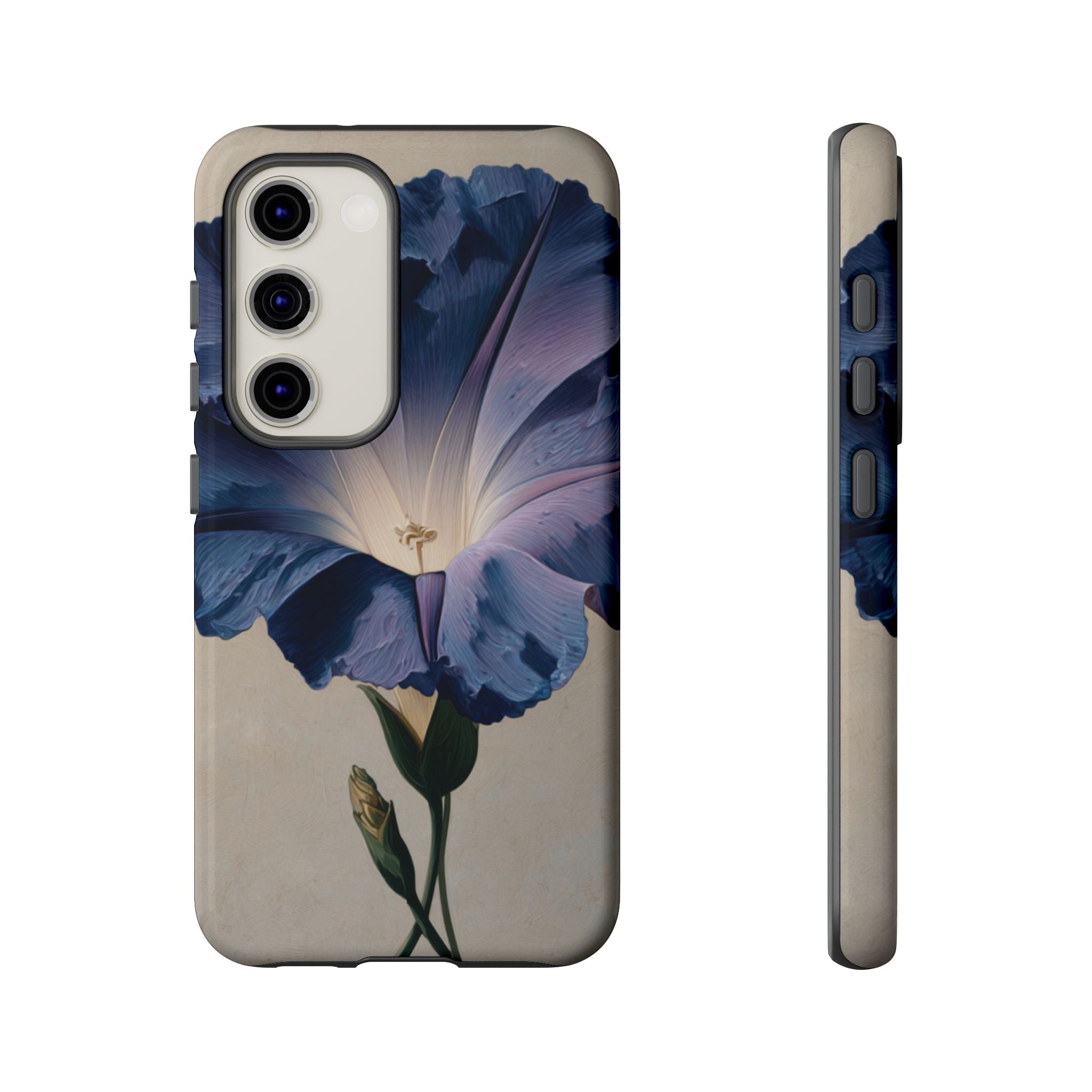 Floral Phone Case, Tough Cases with Purple Flower Design, Phone Accessories