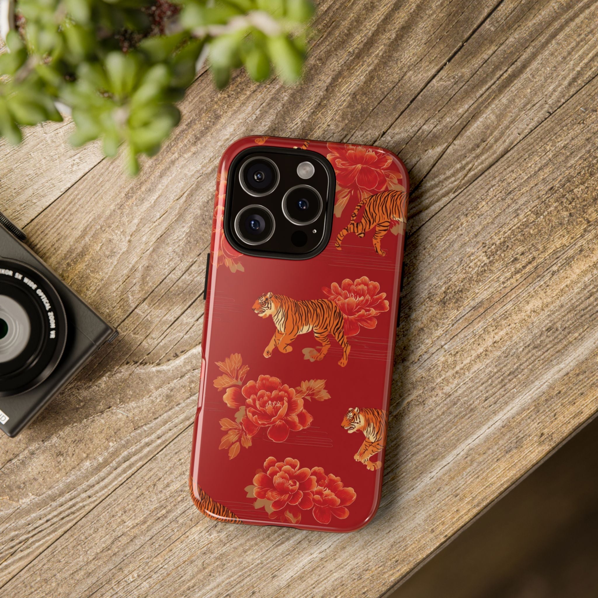Bold Tiger Phone Case, Wild Animal Lover Gift, Stylish Phone Cover