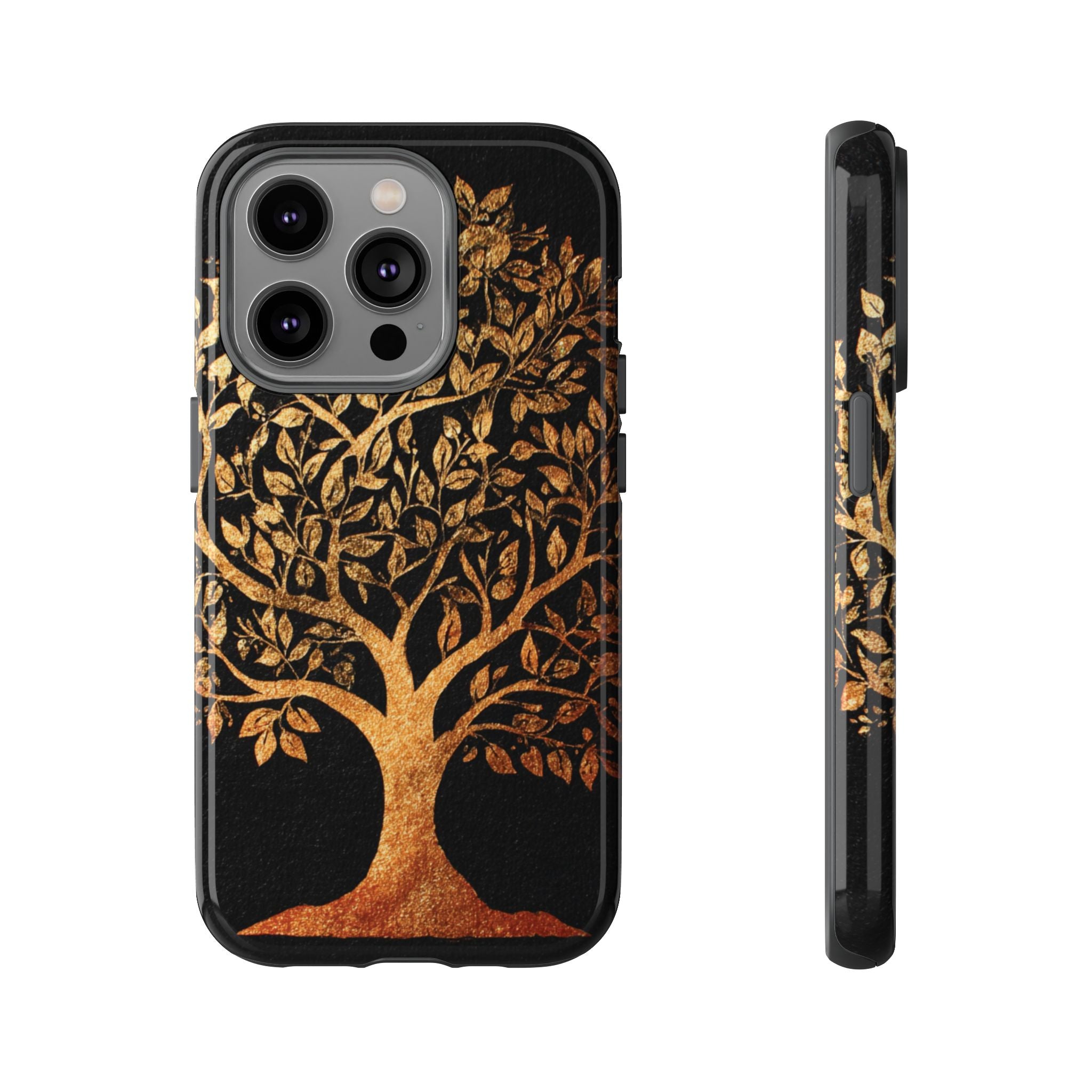 Golden Tree Phone Case, Tough Cases, Nature Lover Gift