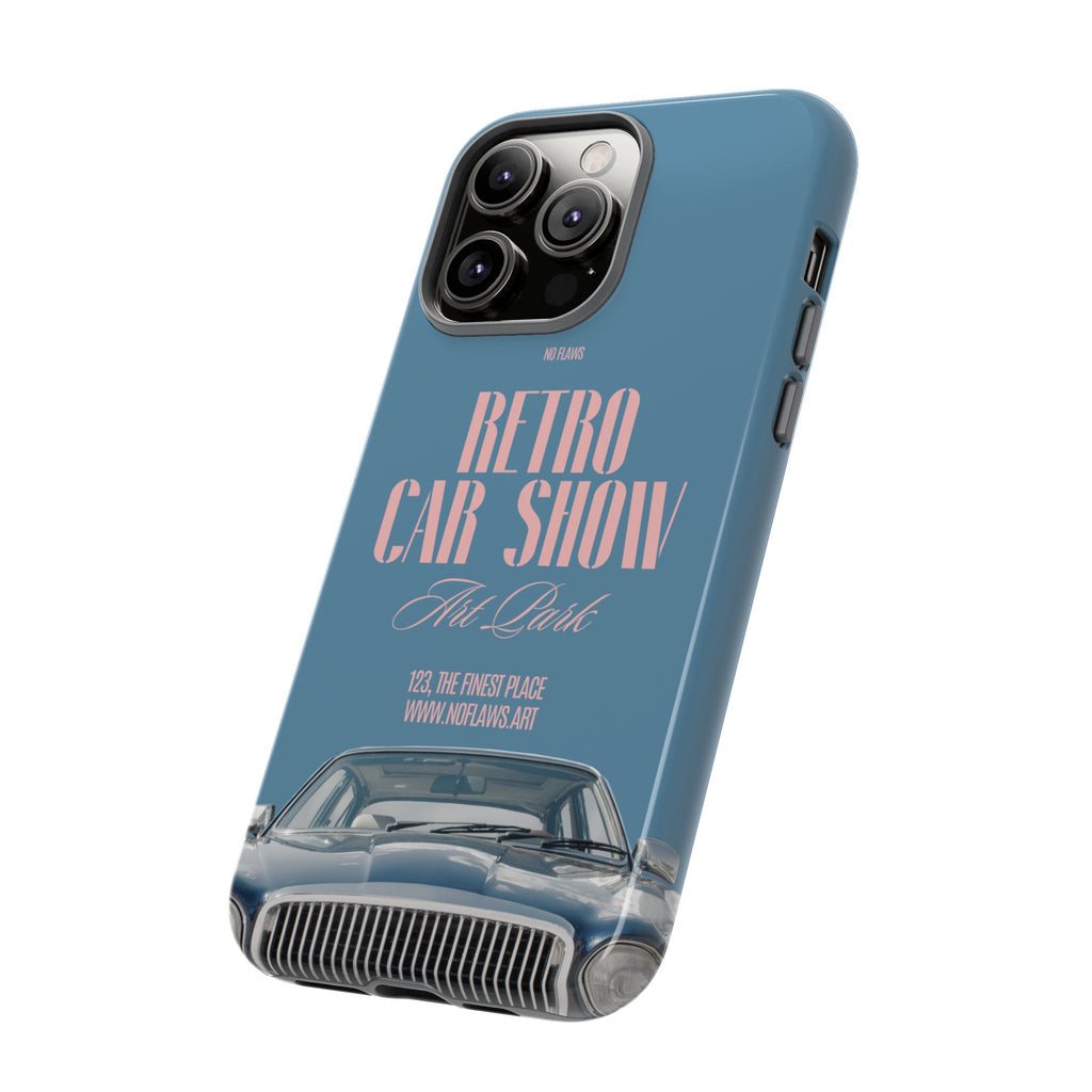 Retro Car Show Phone Case — Vintage Classic Auto Design