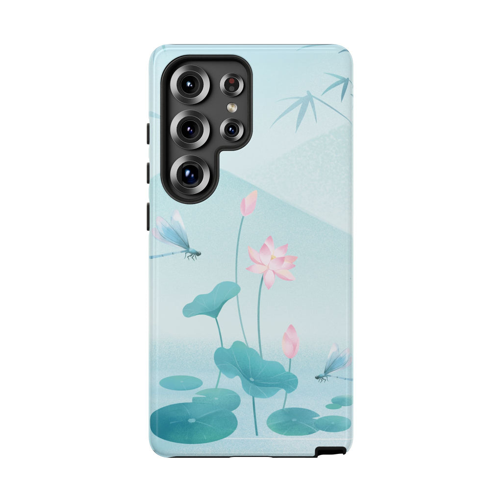 Lotus Pond Phone Case — Serene Floral iPhone Protective Cover