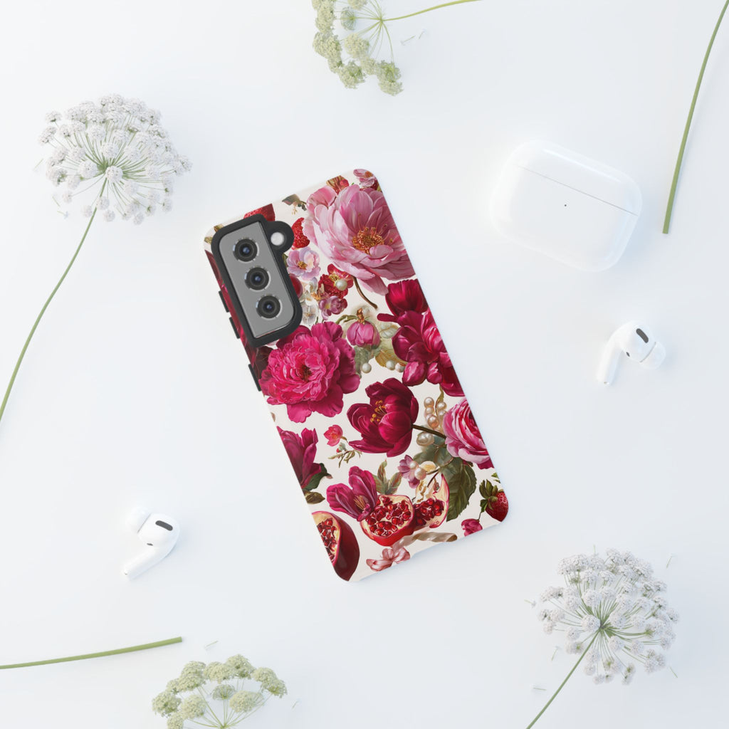 Floral Phone Case, Tough Floral Case, Flower Design