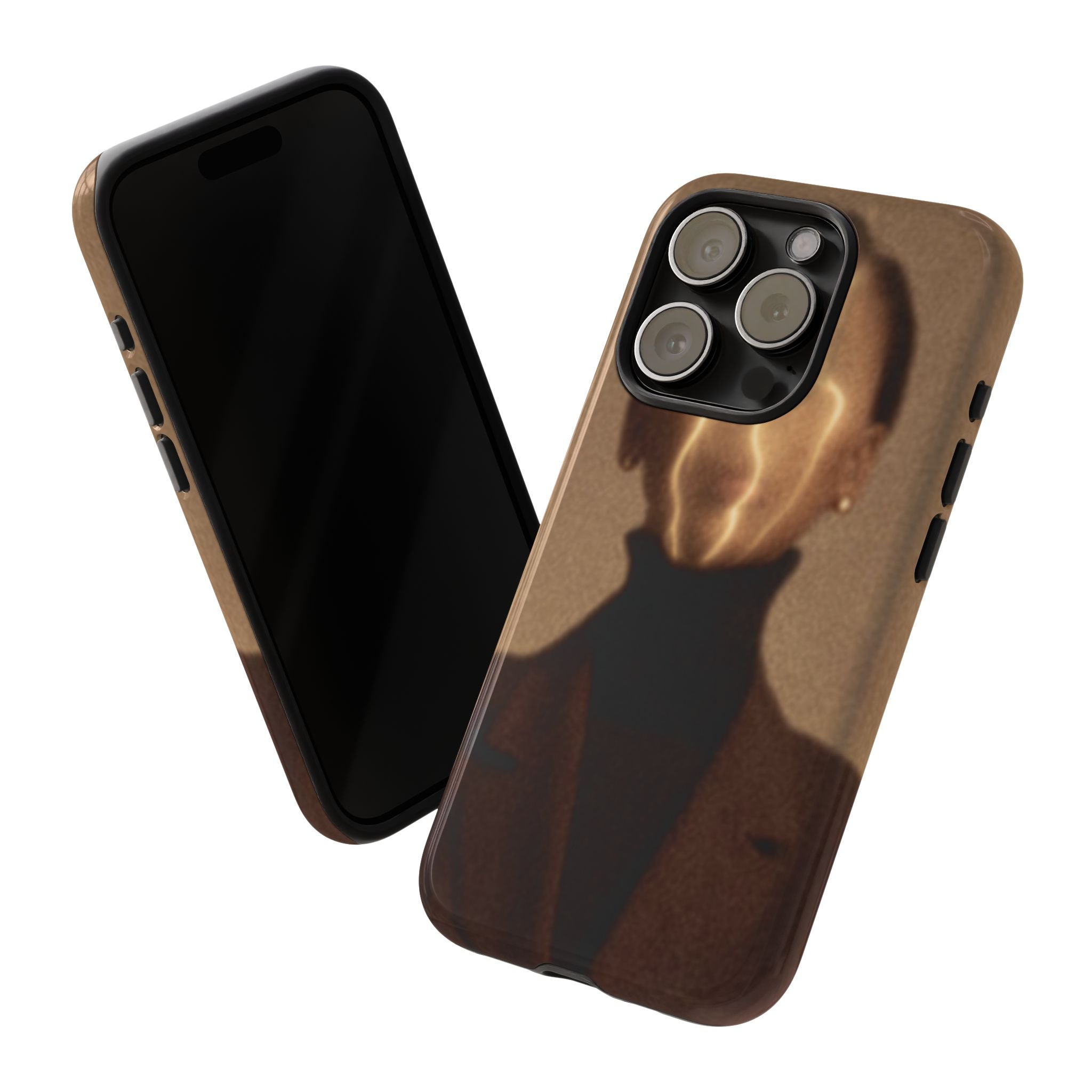 Stylish Phone Case with Artistic Design, Fashion Tech Accessory, Tough Cases