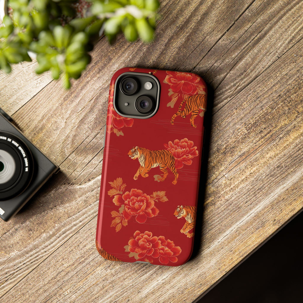 Bold Tiger Phone Case, Wild Animal Lover Gift, Stylish Phone Cover