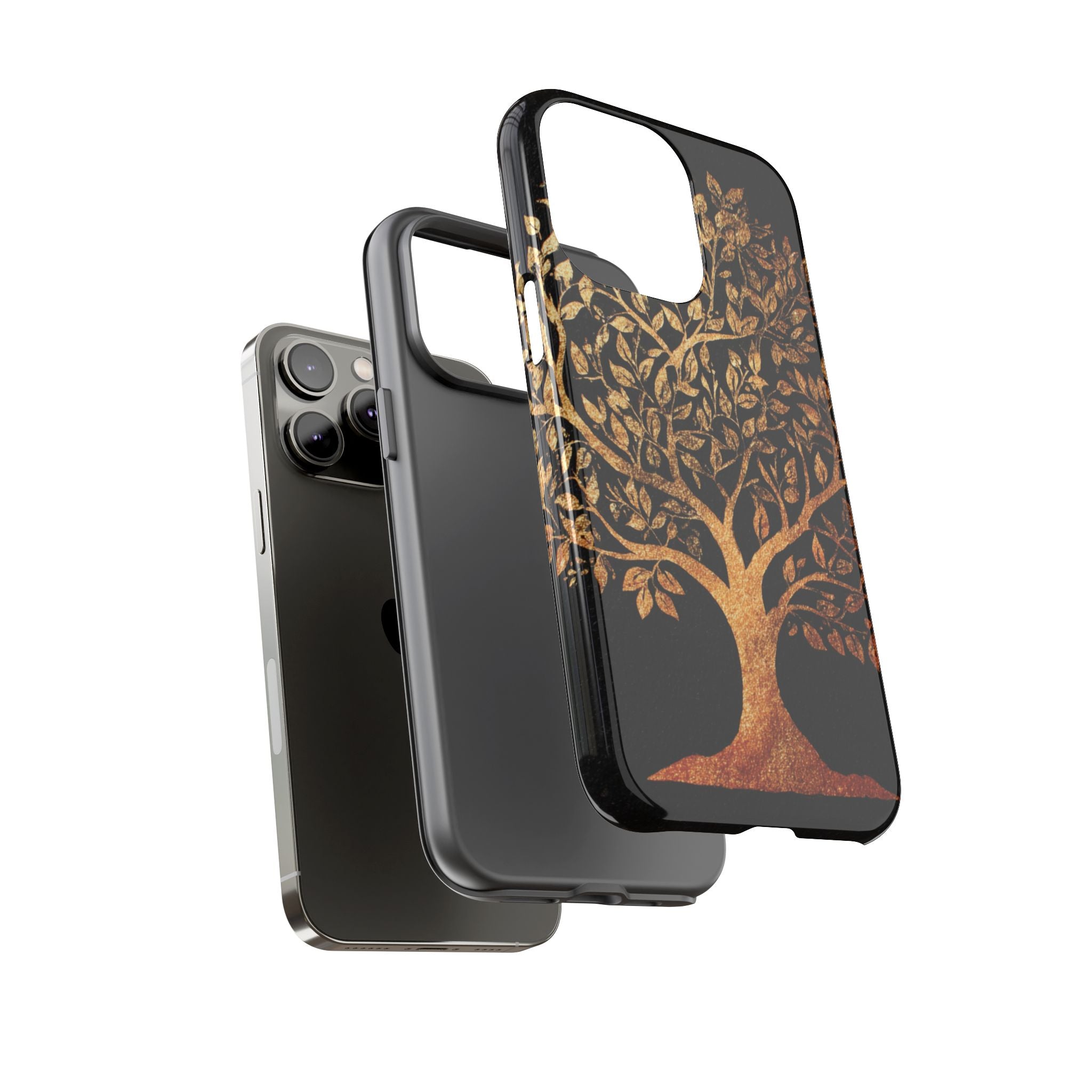 Golden Tree Phone Case, Tough Cases, Nature Lover Gift