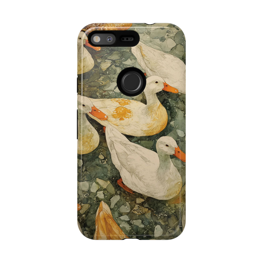 Duck-Themed Phone Case, Quirky Phone Cover, Nature Lover Gift