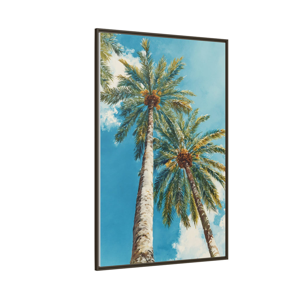 Palm Tree Sky Matte Canvas Print