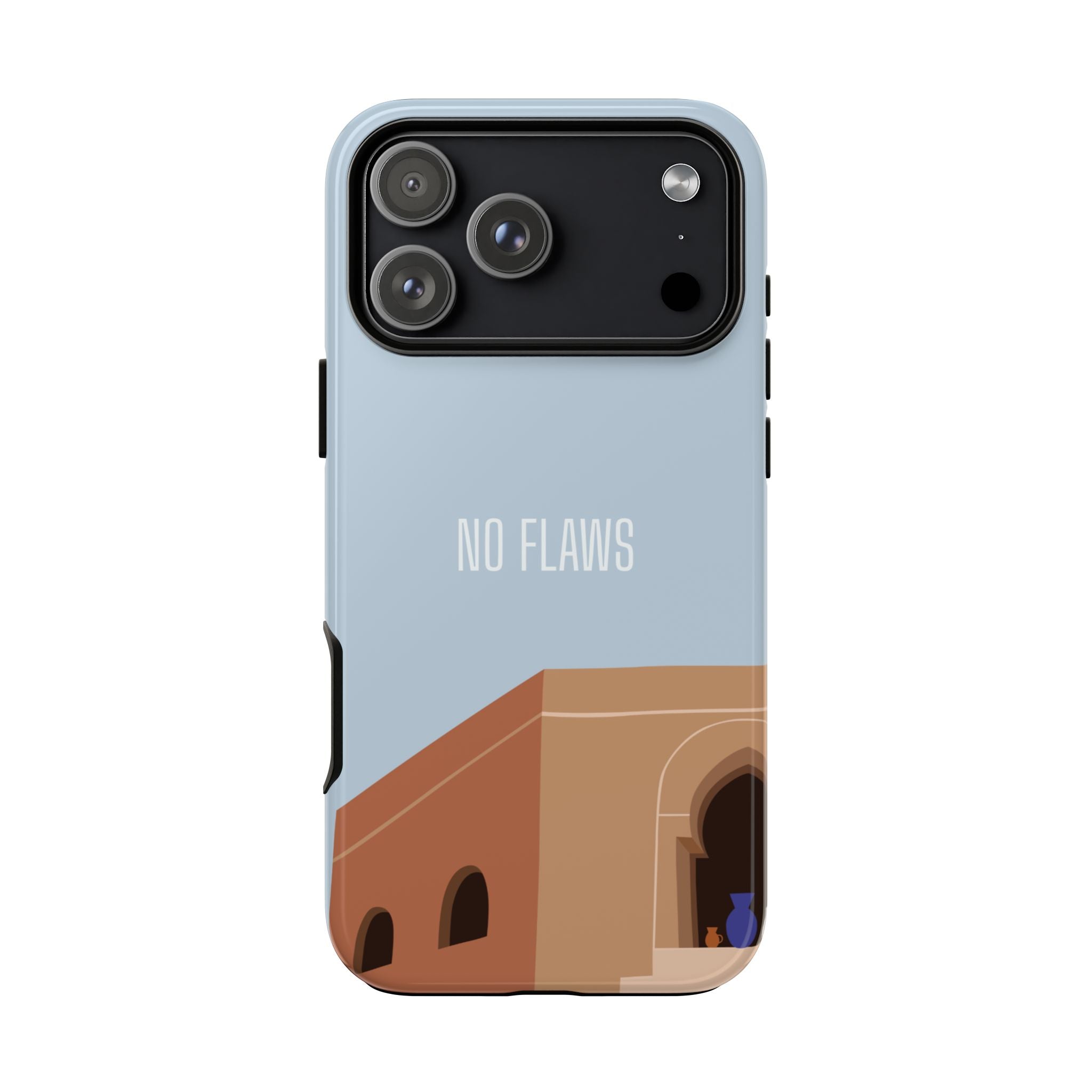 Minimal Desert Illustration “No Flaws” Protective Tough Case