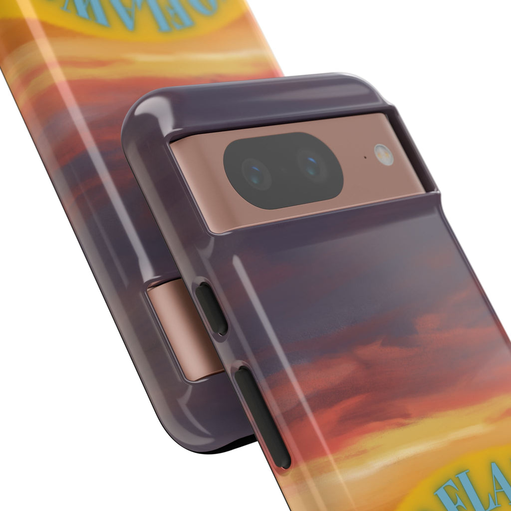 Sunset 'No Flaws' Tough Phone Case — Tropical Beach Protective Cover