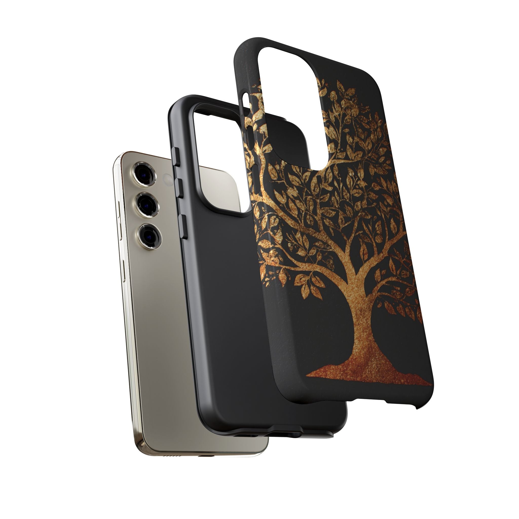 Golden Tree Phone Case, Tough Cases, Nature Lover Gift