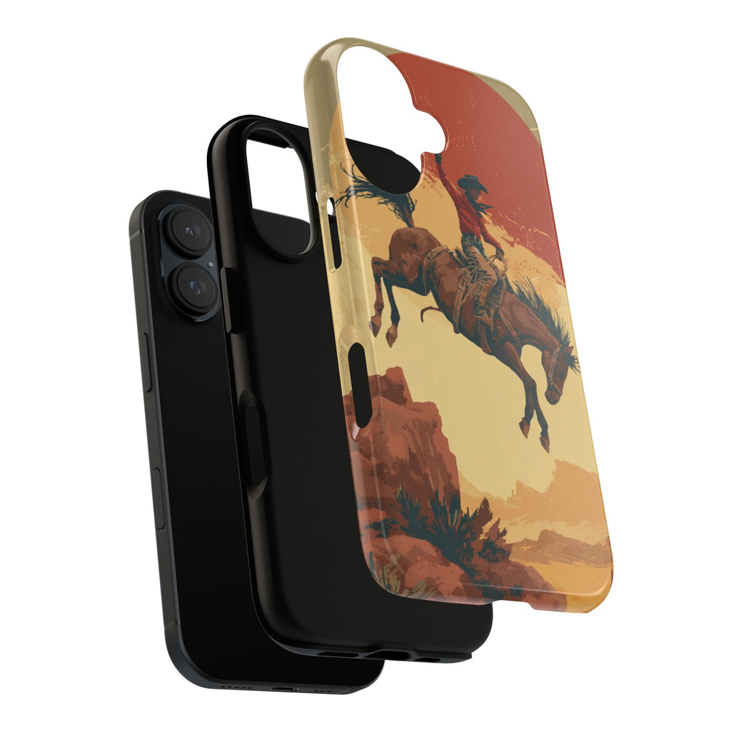 Cowboy Phone Case - Wild West Style, Tough Protection for Outdoor Lovers