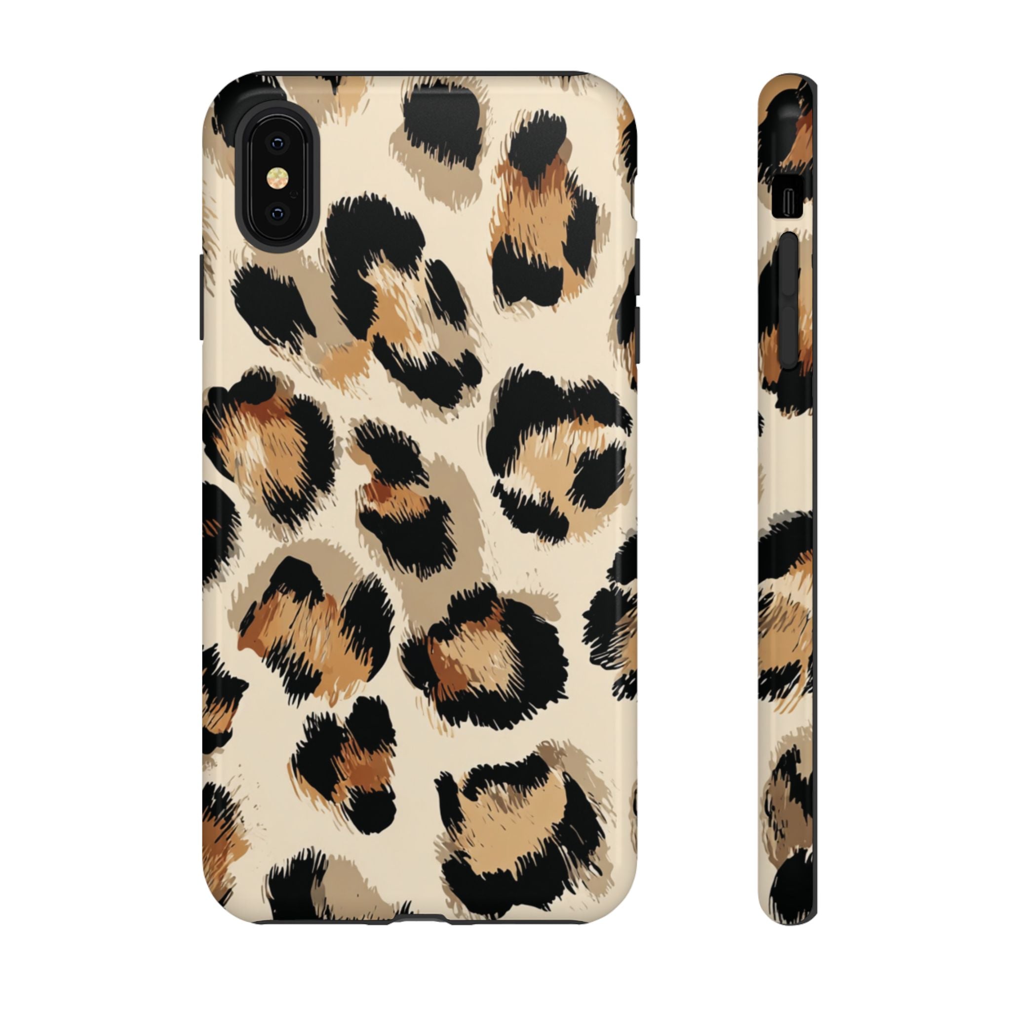 Stylish Leopard Print Phone Case, Animal Print, Tough Case, Gift for Her