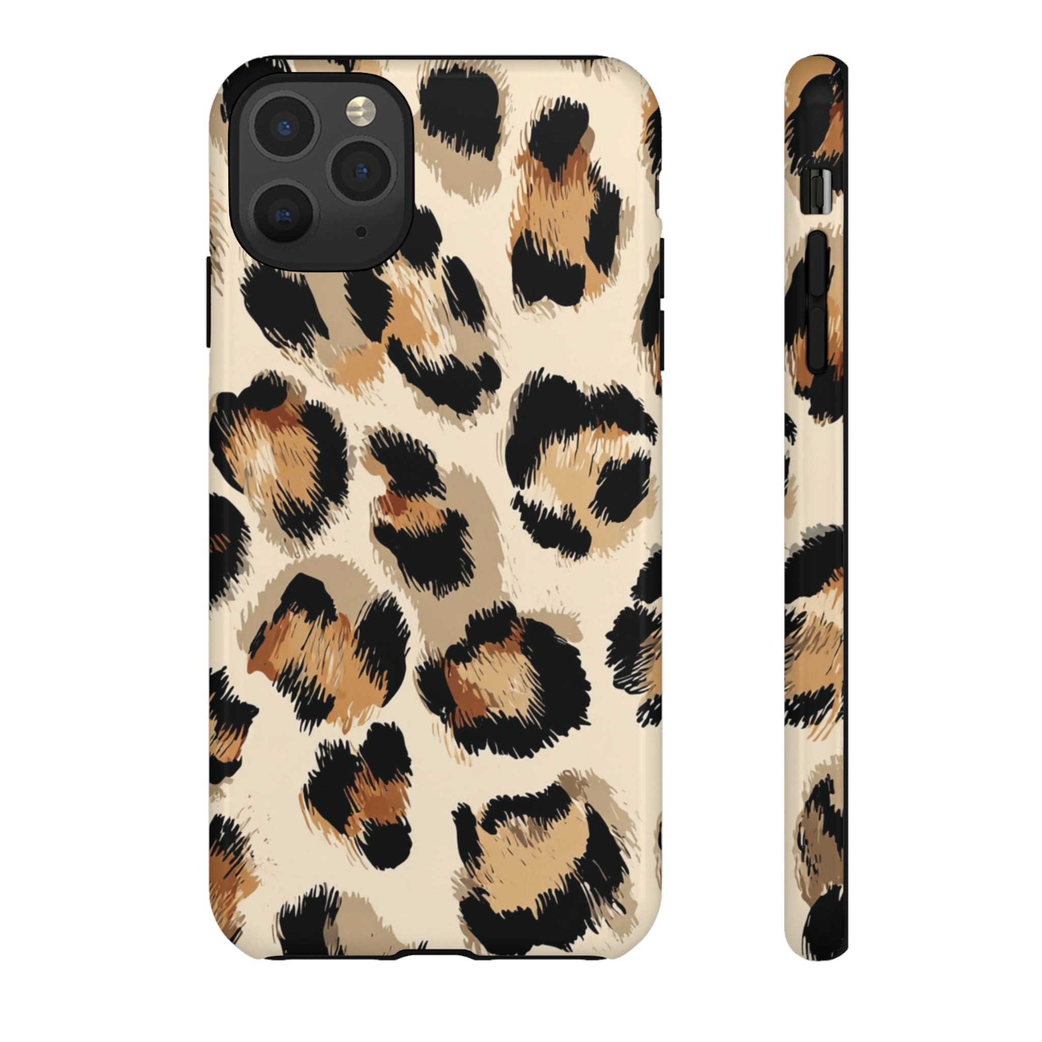 Stylish Leopard Print Phone Case, Animal Print, Tough Case, Gift for Her