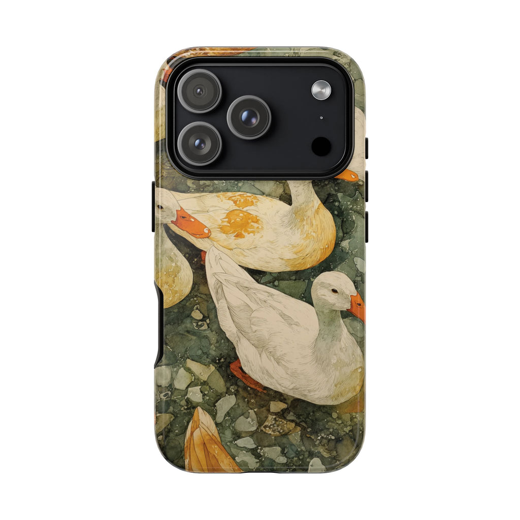 Duck-Themed Phone Case, Quirky Phone Cover, Nature Lover Gift