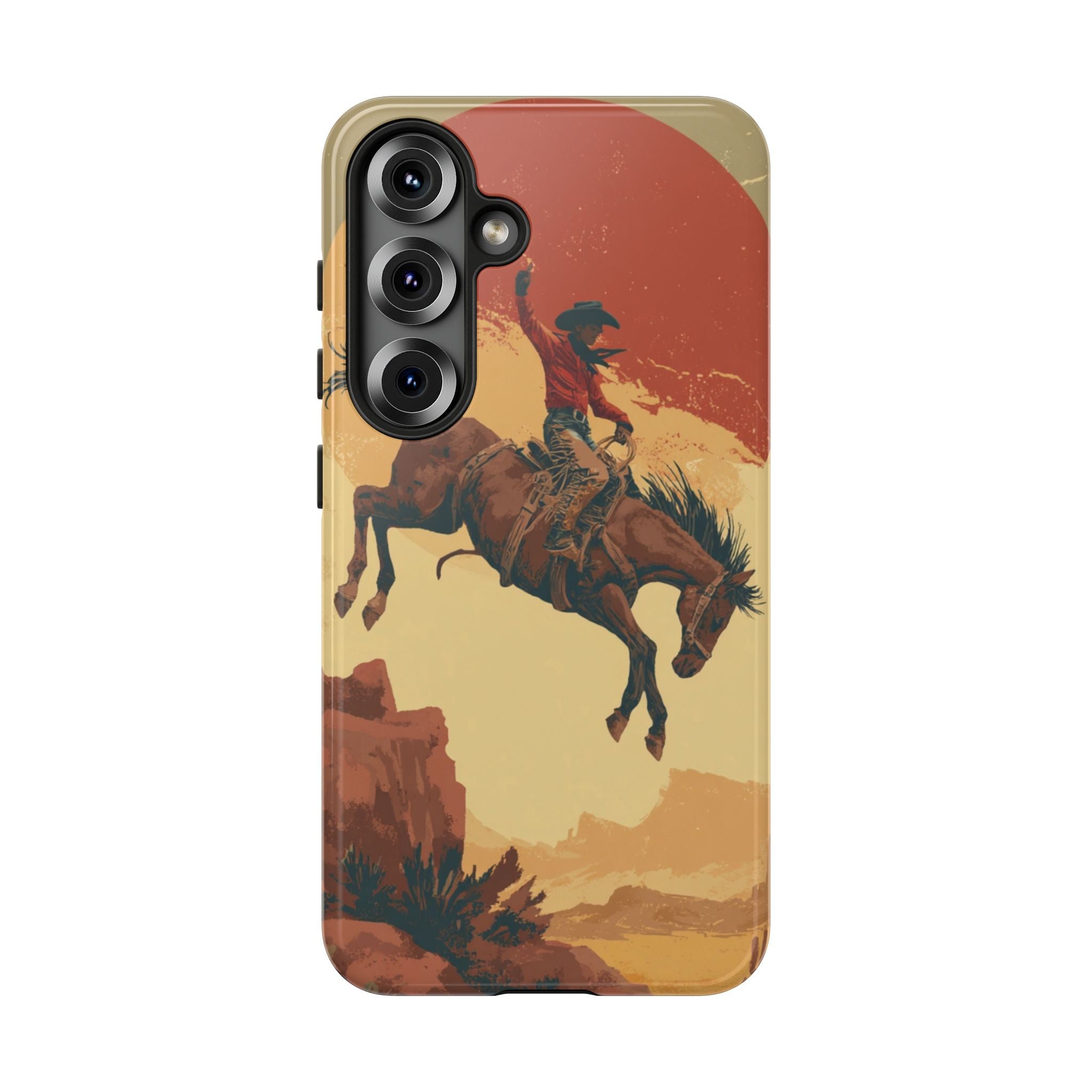 Cowboy Phone Case - Wild West Style, Tough Protection for Outdoor Lovers