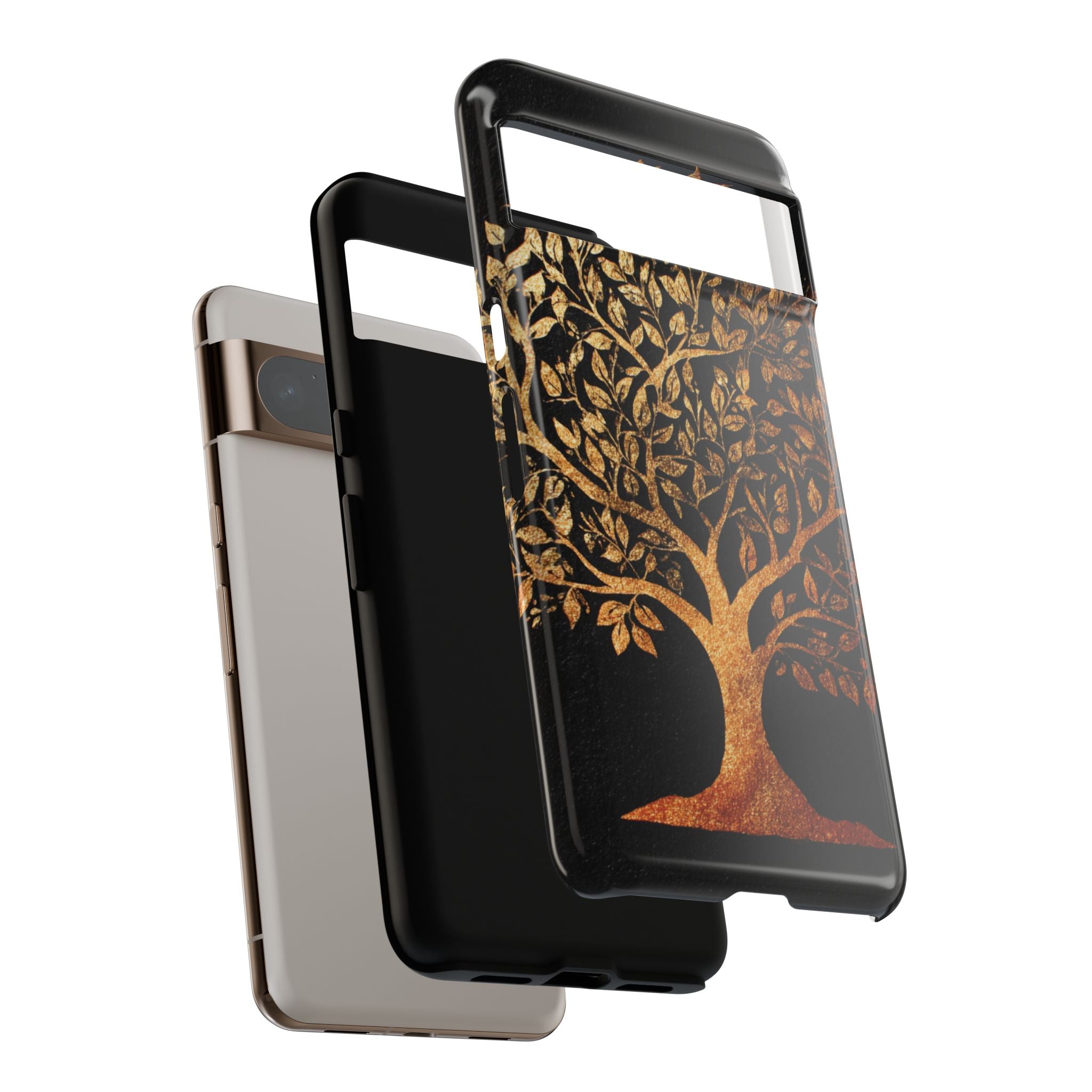Golden Tree Phone Case, Tough Cases, Nature Lover Gift