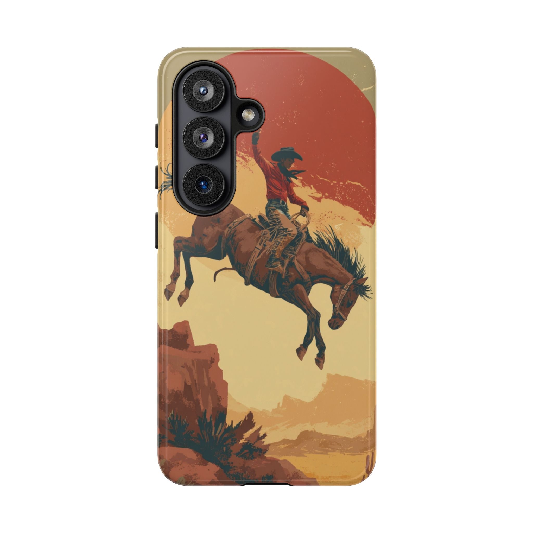 Cowboy Phone Case - Wild West Style, Tough Protection for Outdoor Lovers