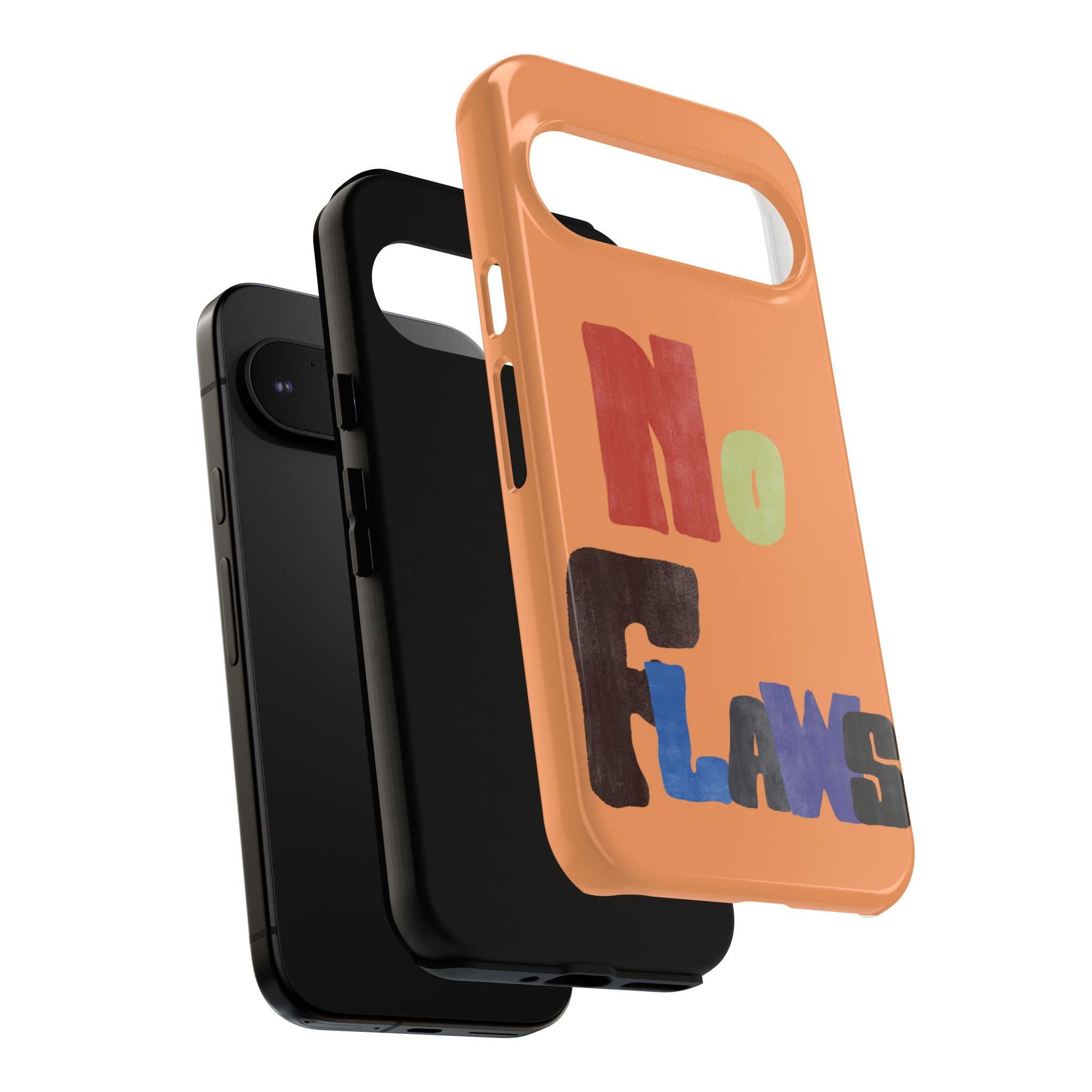 "No Flaws" Retro Hand-Lettered Protective Cover